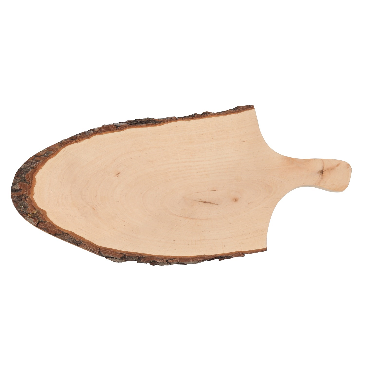 Griff-Rindenbrett Esche Erle oval B-Ware