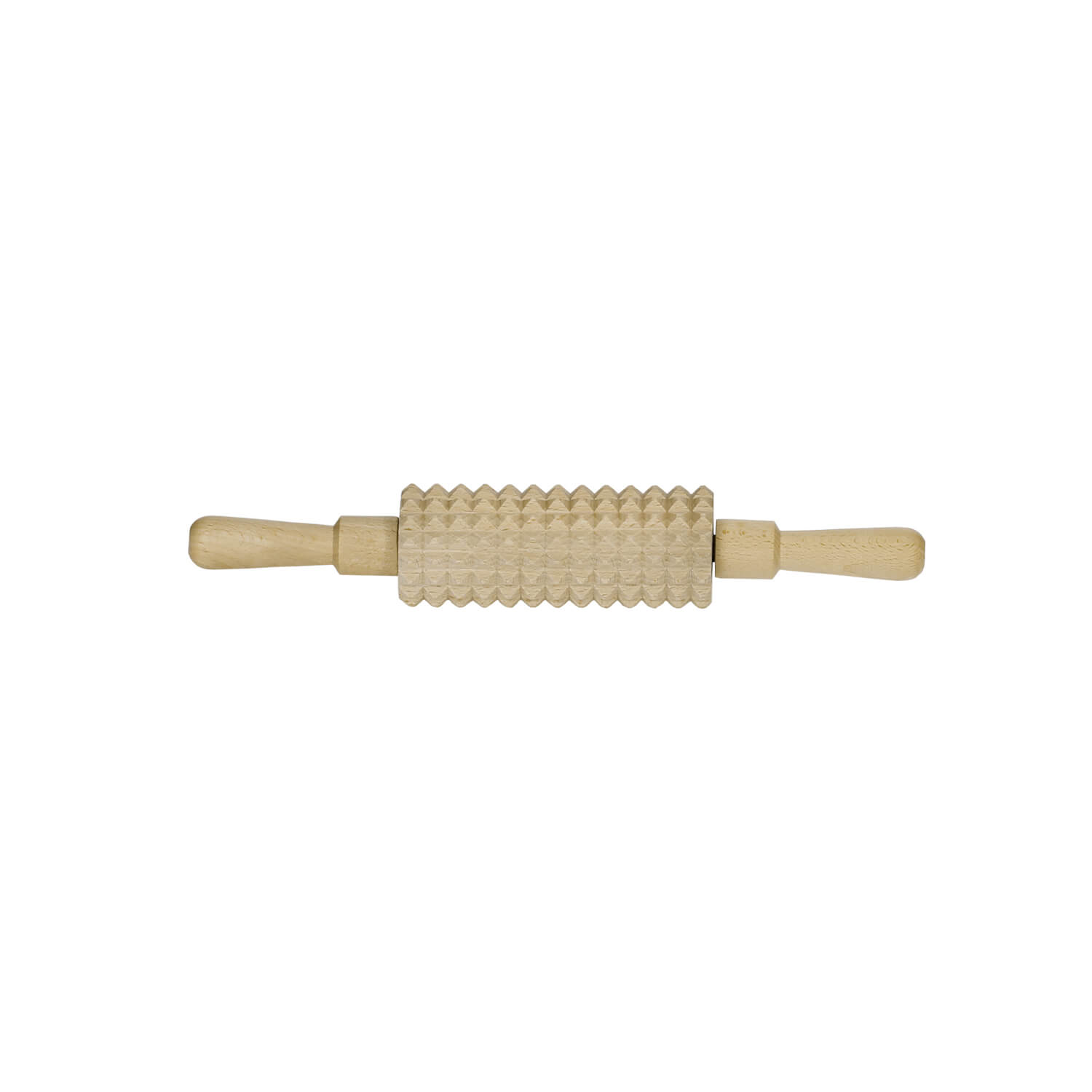 Bütic Wellholz geriffelt, Gesamtlänge 29cm, Gesamtansicht gerade