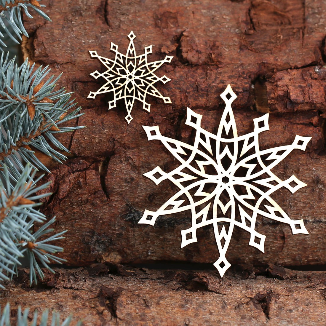 Baumschmuck 2er Sets Weihnachtssterne Sterne