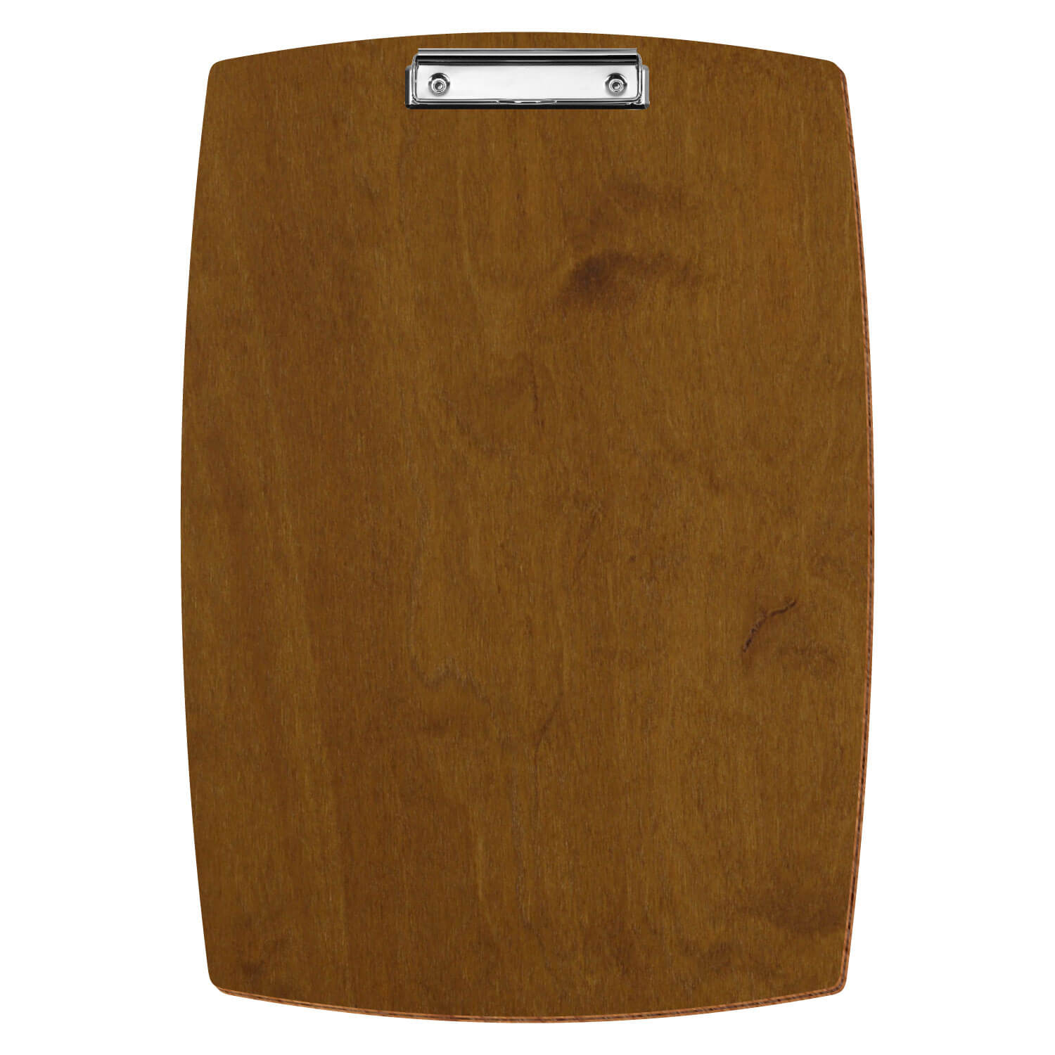 Klemmbrett konvex Teak A3 hochkant Bügelklemme silber