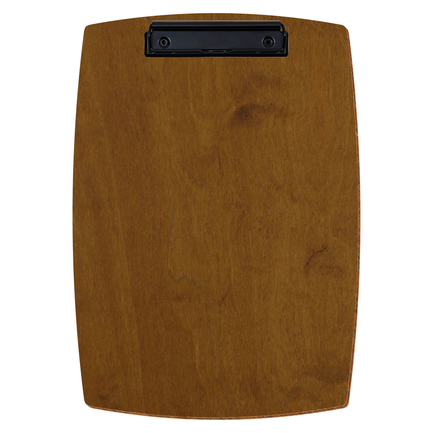 Klemmbrett konvex Teak A4 hochkant Bügelklemme schwarz