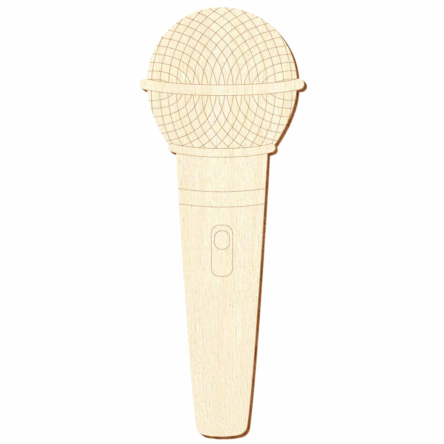 Mikrofon Holz Zuschnitt 5-50cm