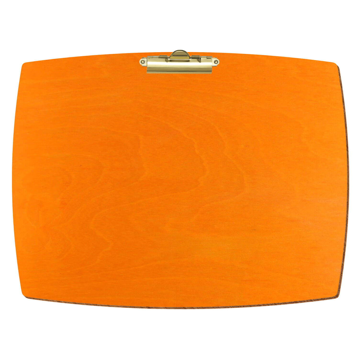 Klemmbrett konvex Orange A3 querkant Zahnklemme gold
