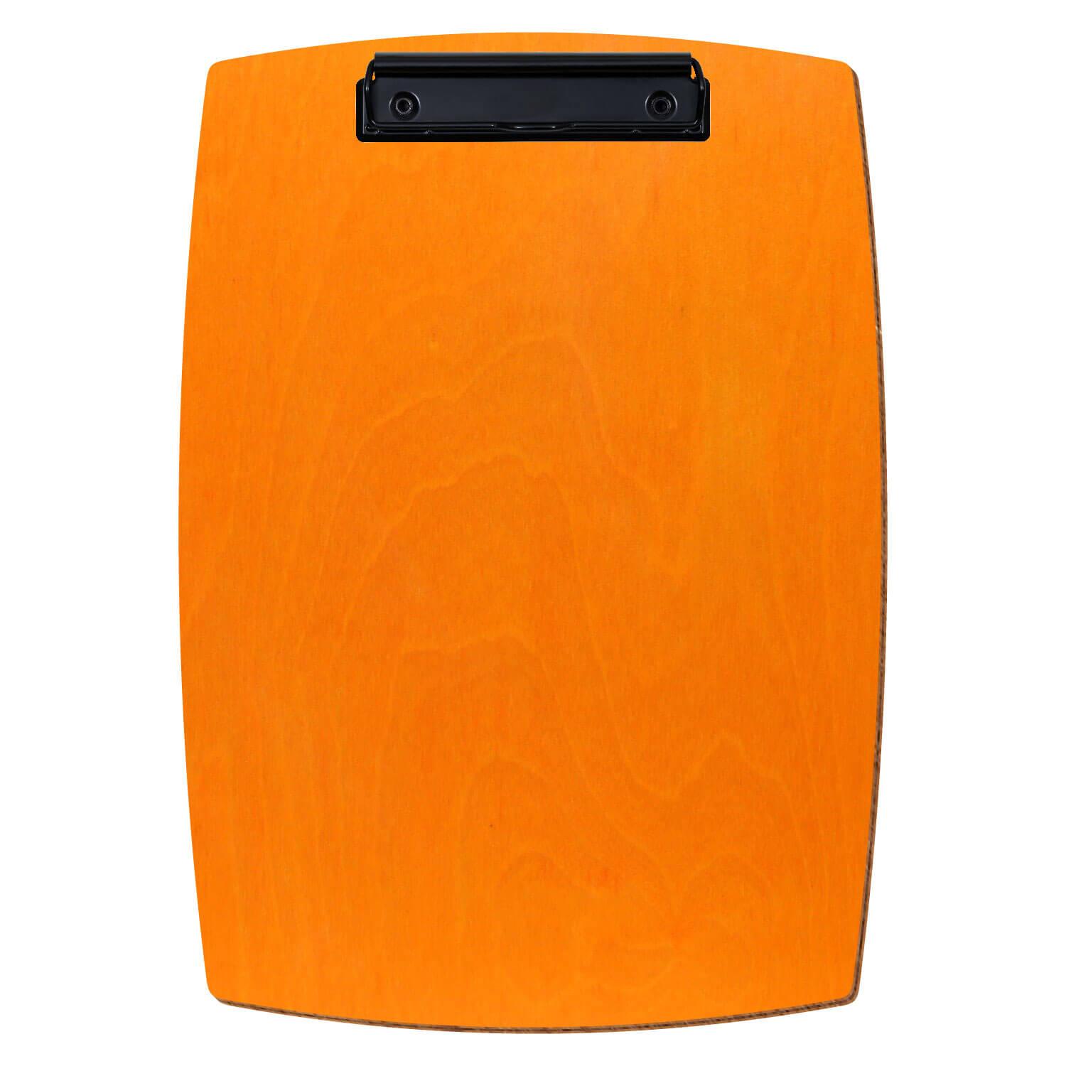 Klemmbrett konvex Orange A4 hochkant Bügelklemme schwarz