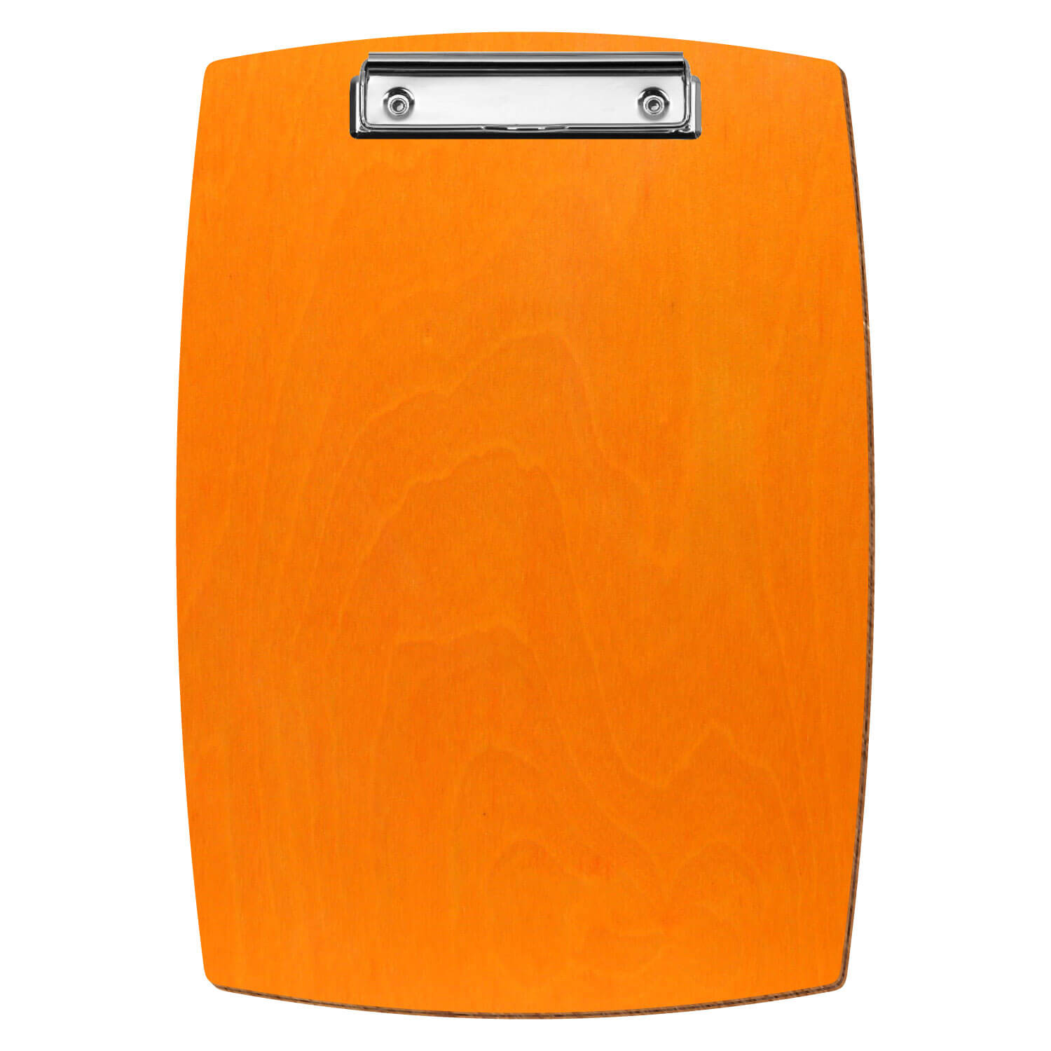 Klemmbrett konvex Orange A4 hochkant Bügelklemme silber