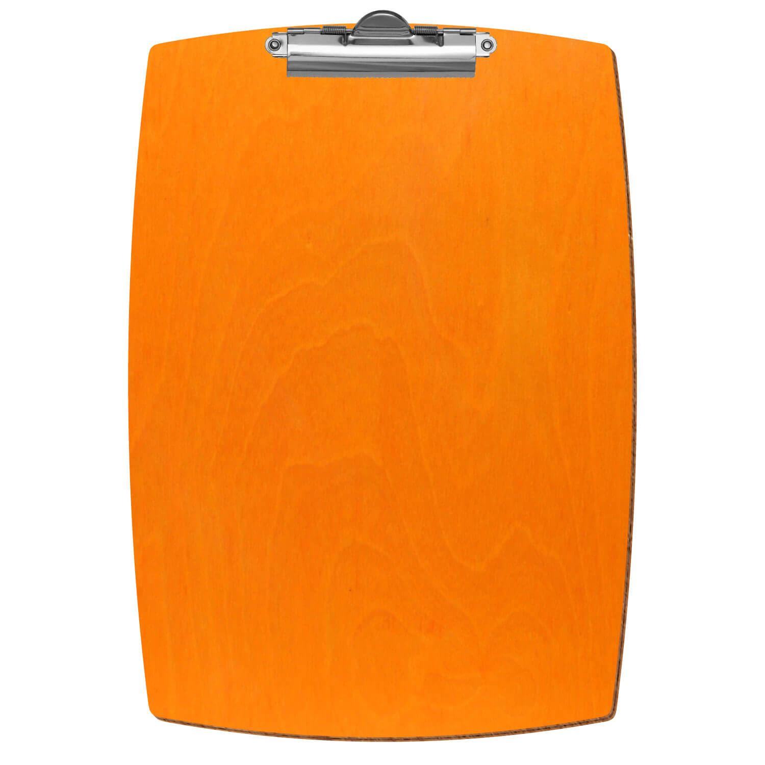 Klemmbrett konvex Orange A4 hochkant Zahnklemme silber
