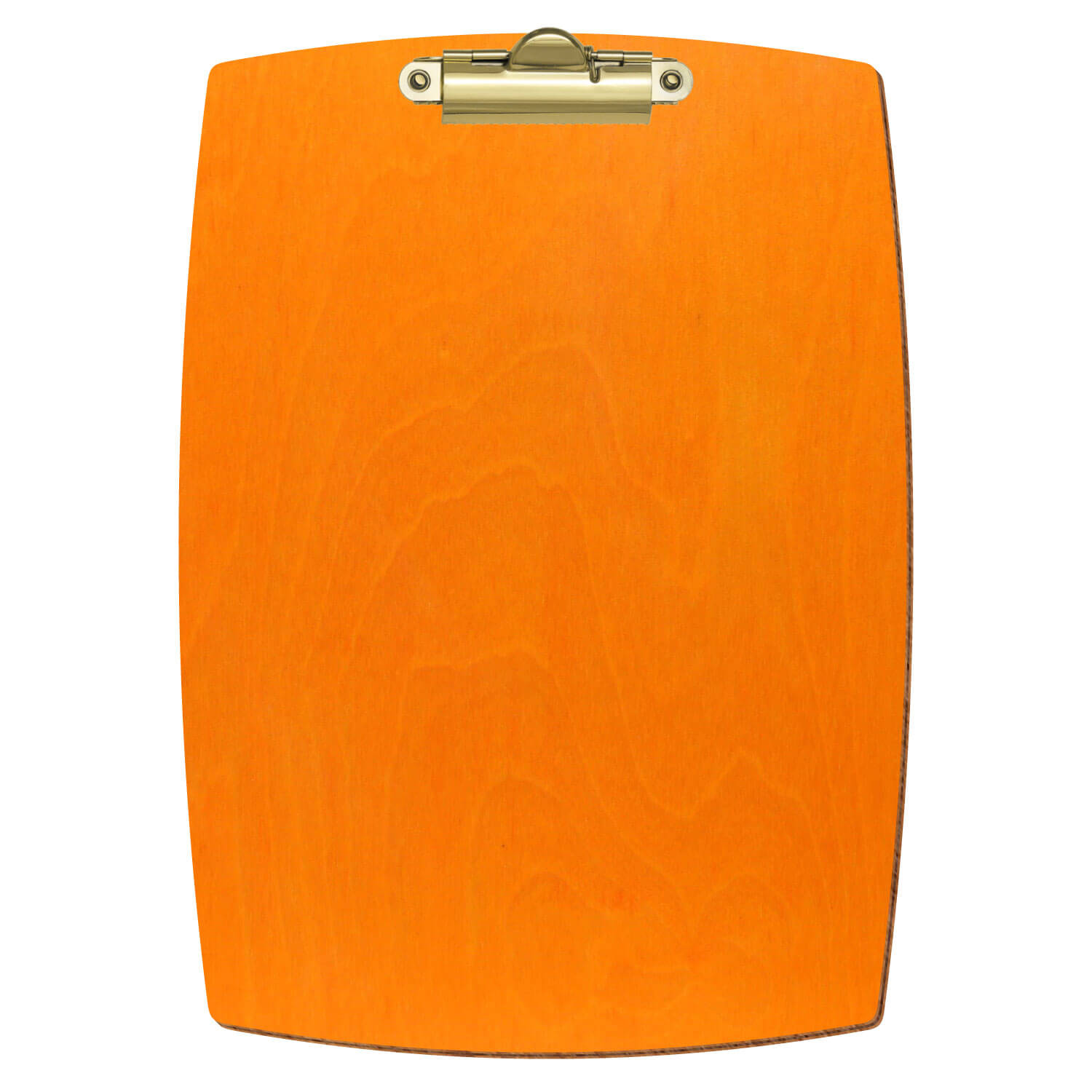 Klemmbrett konvex Orange A5 hochkant Zahnklemme gold