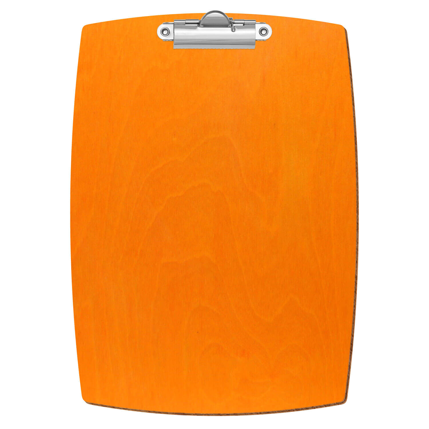 Klemmbrett konvex Orange A5 hochkant Zahnklemme silber