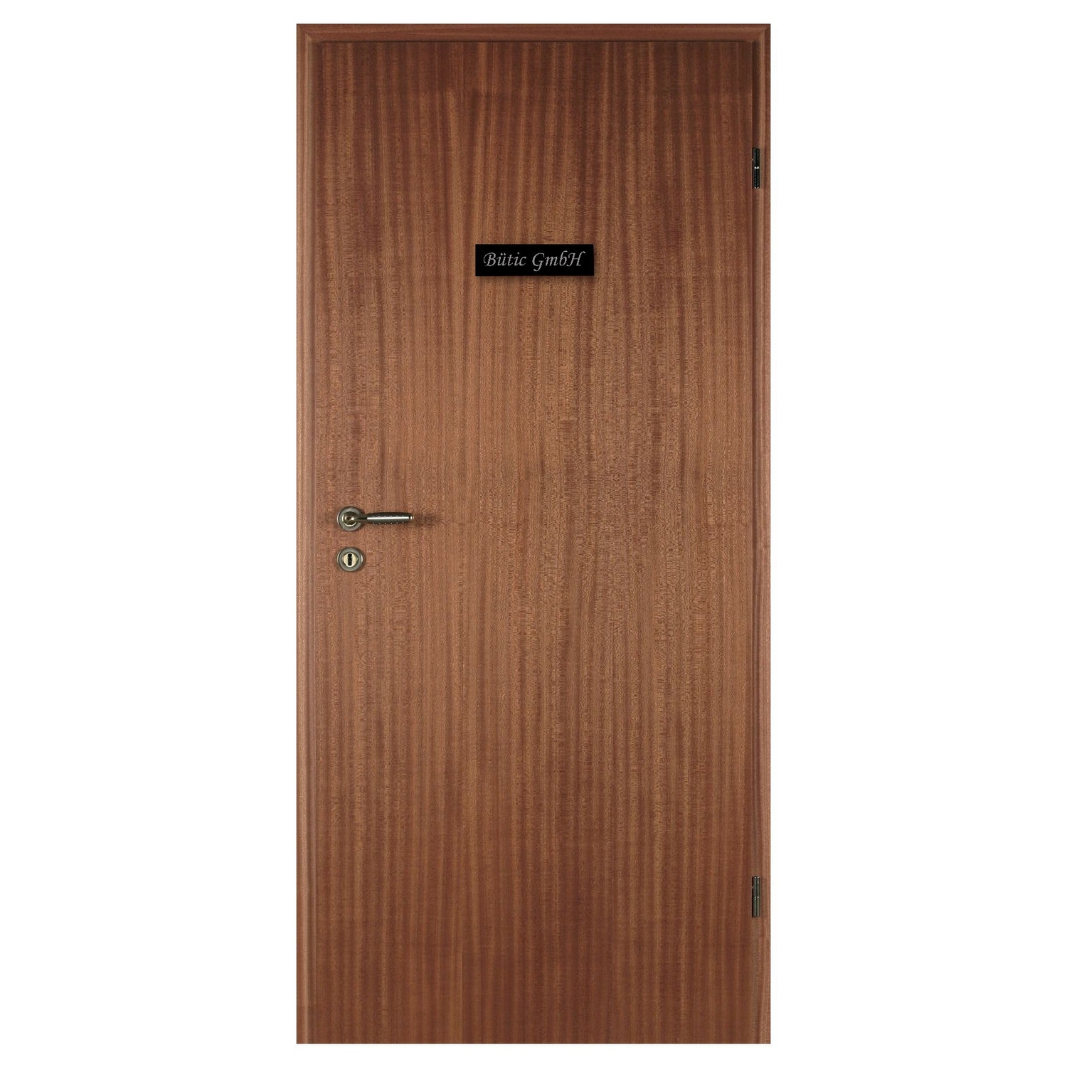 PLEXIGLAS® Türschild Namensschild schwarz