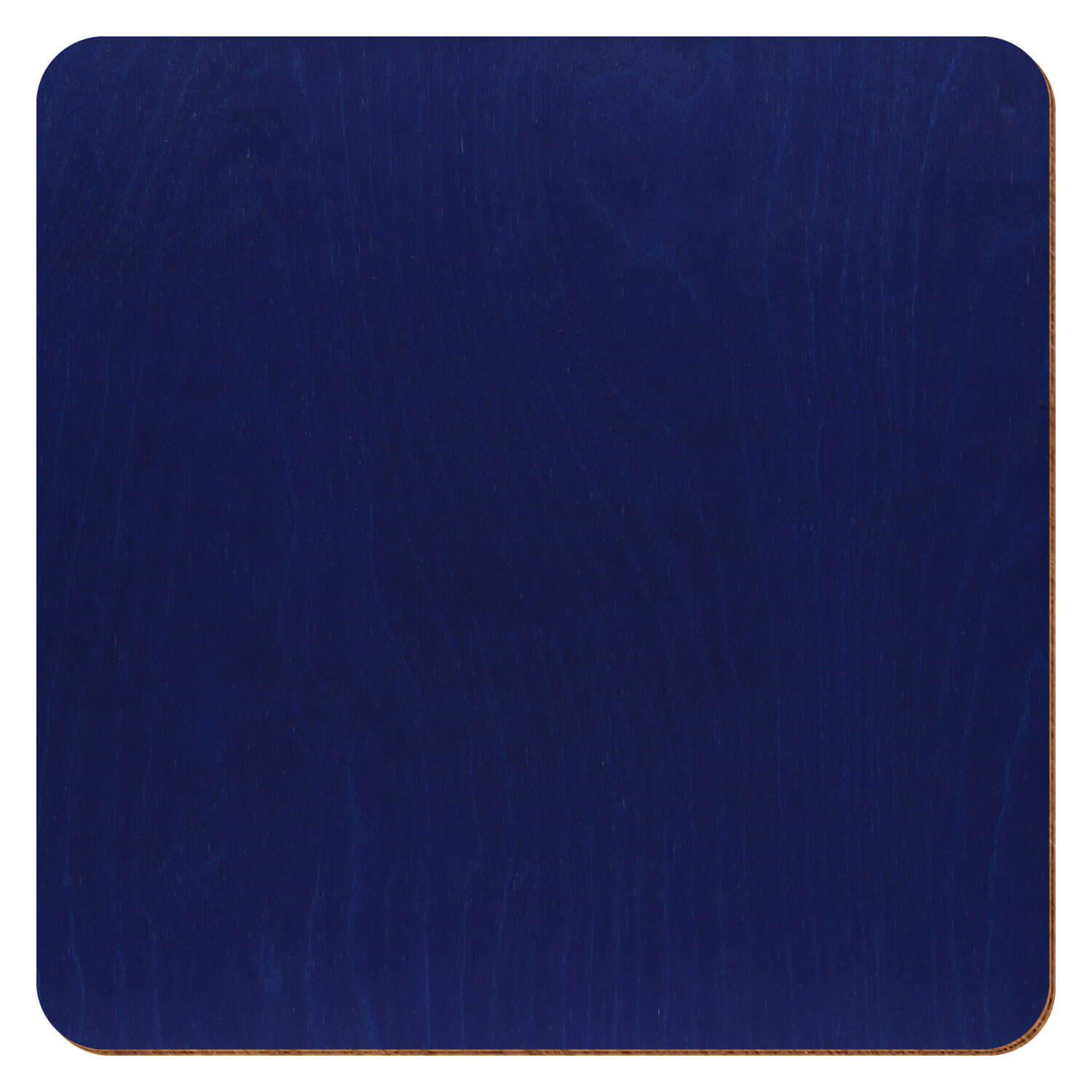 Großansicht Holzquadrat in der Farbe dunkelblau