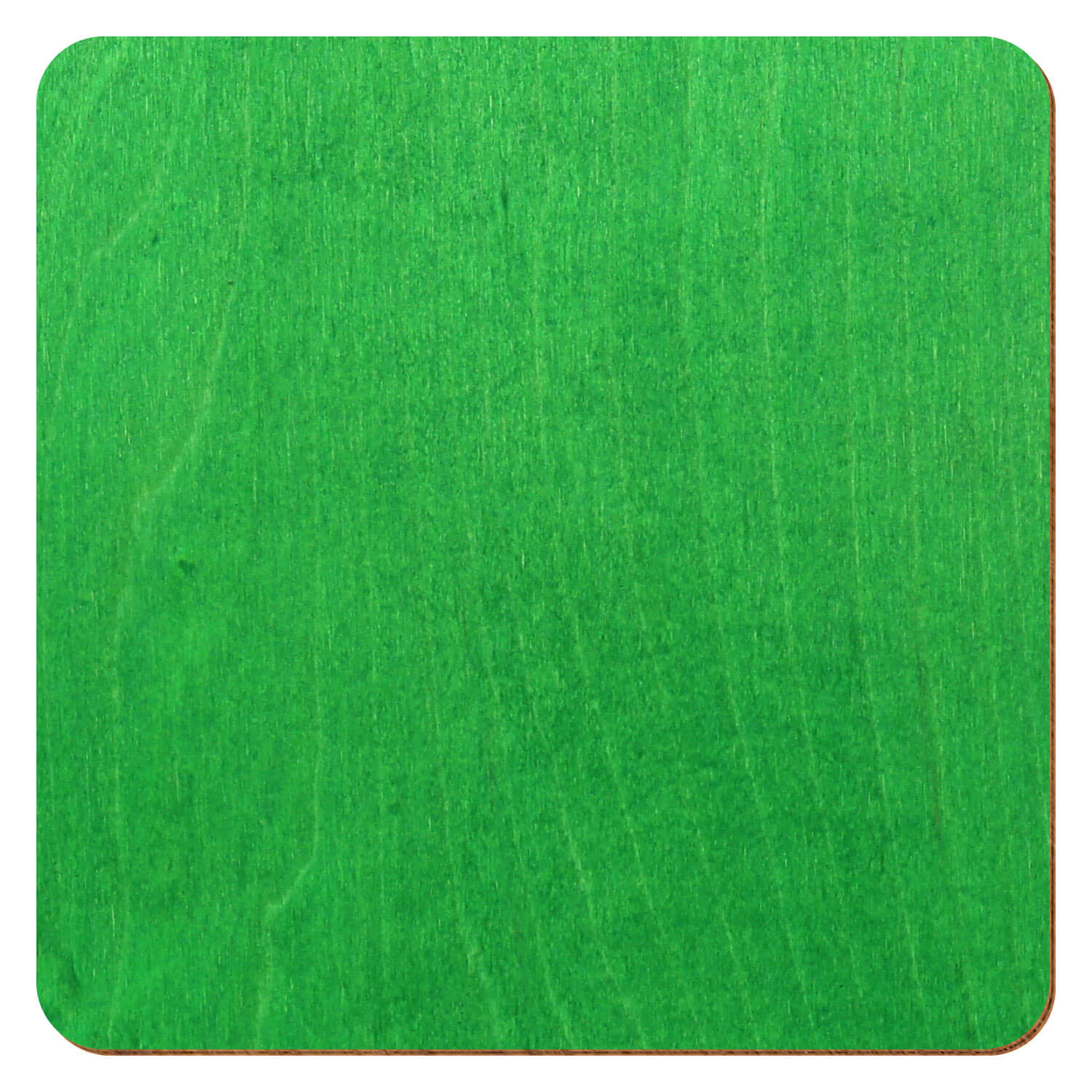 Großansicht Holzquadrat in der Farbe Hellgrün
