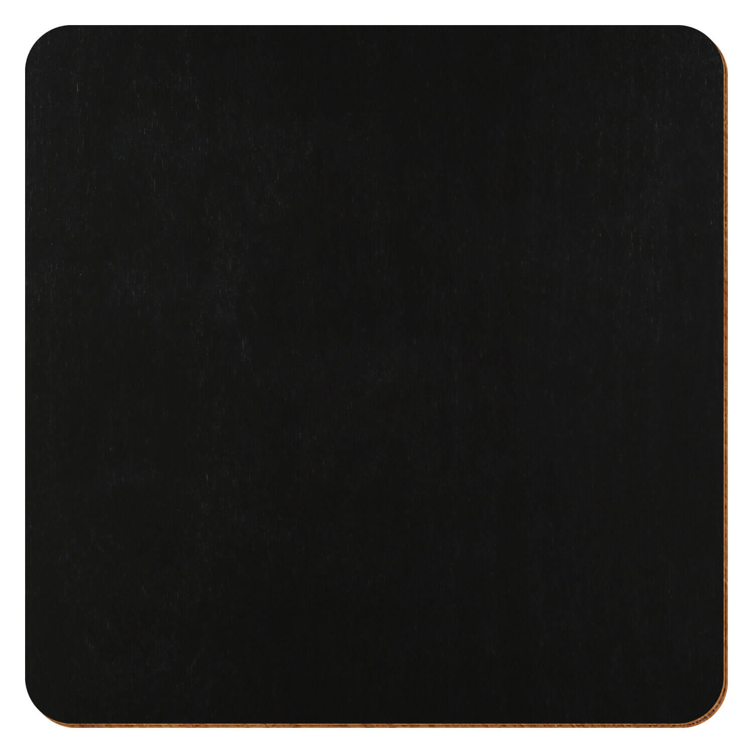 Großansicht Holzquadrat in der Farbe Schwarz