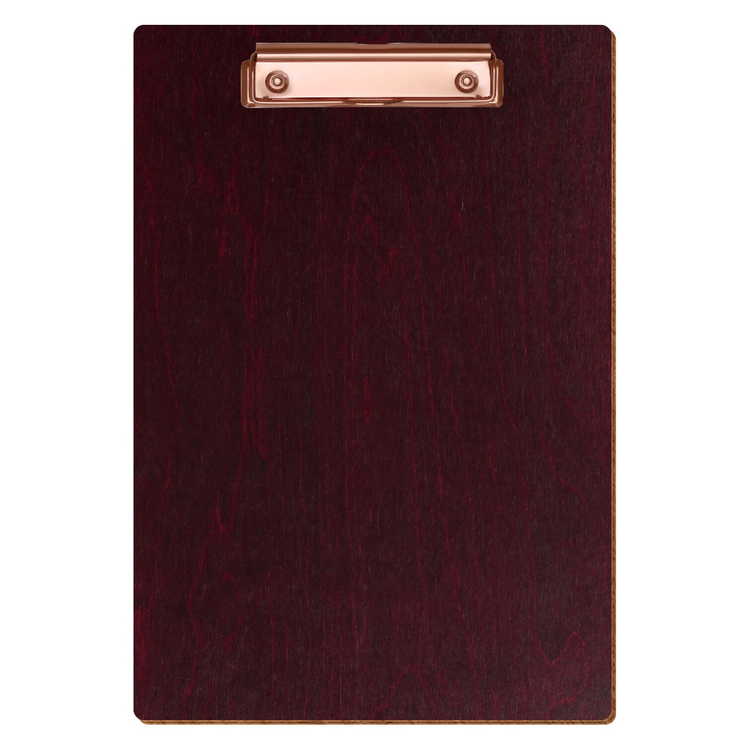 Klemmbrett Standardform Violett A4 hochkant Bügelklemme roségold
