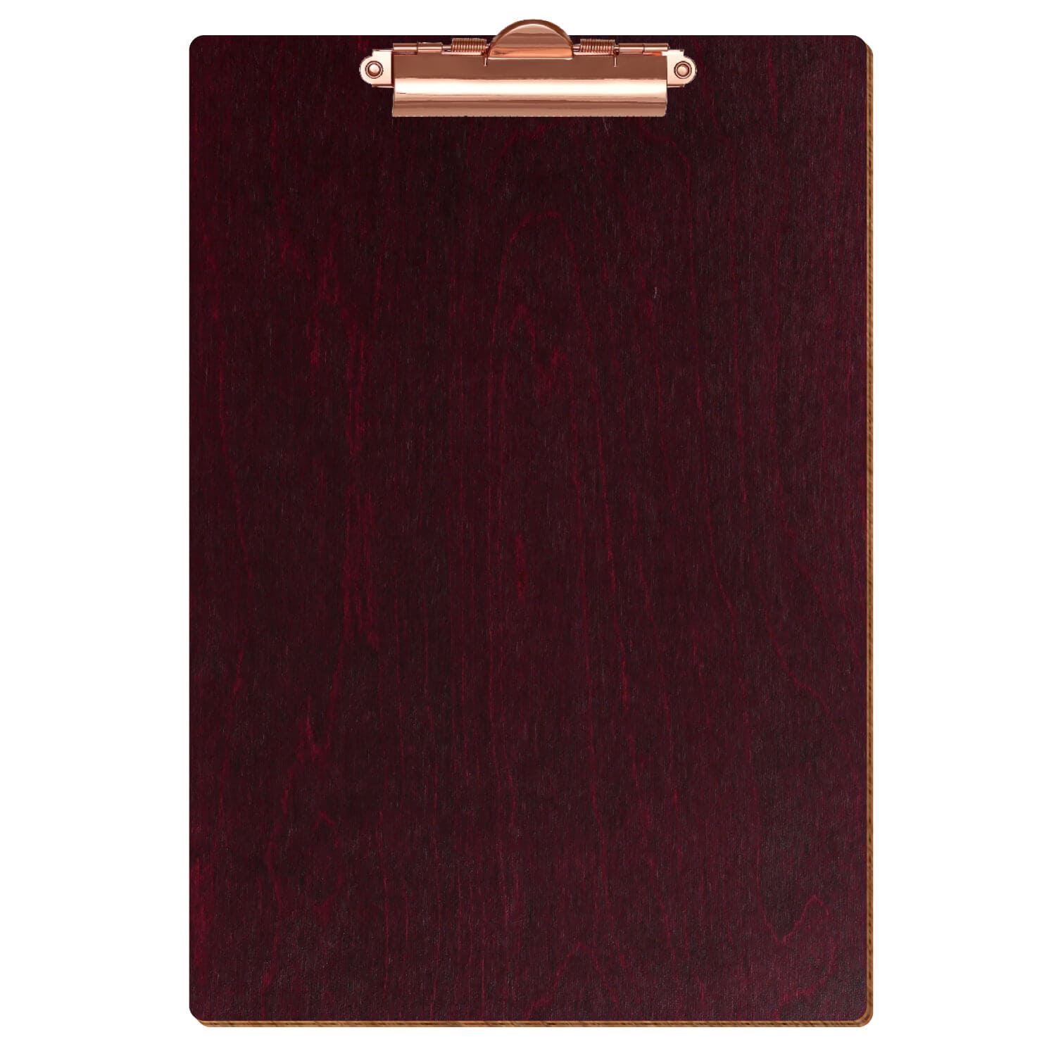 Klemmbrett Standardform Violett A4 hochkant Zahnklemme roségold