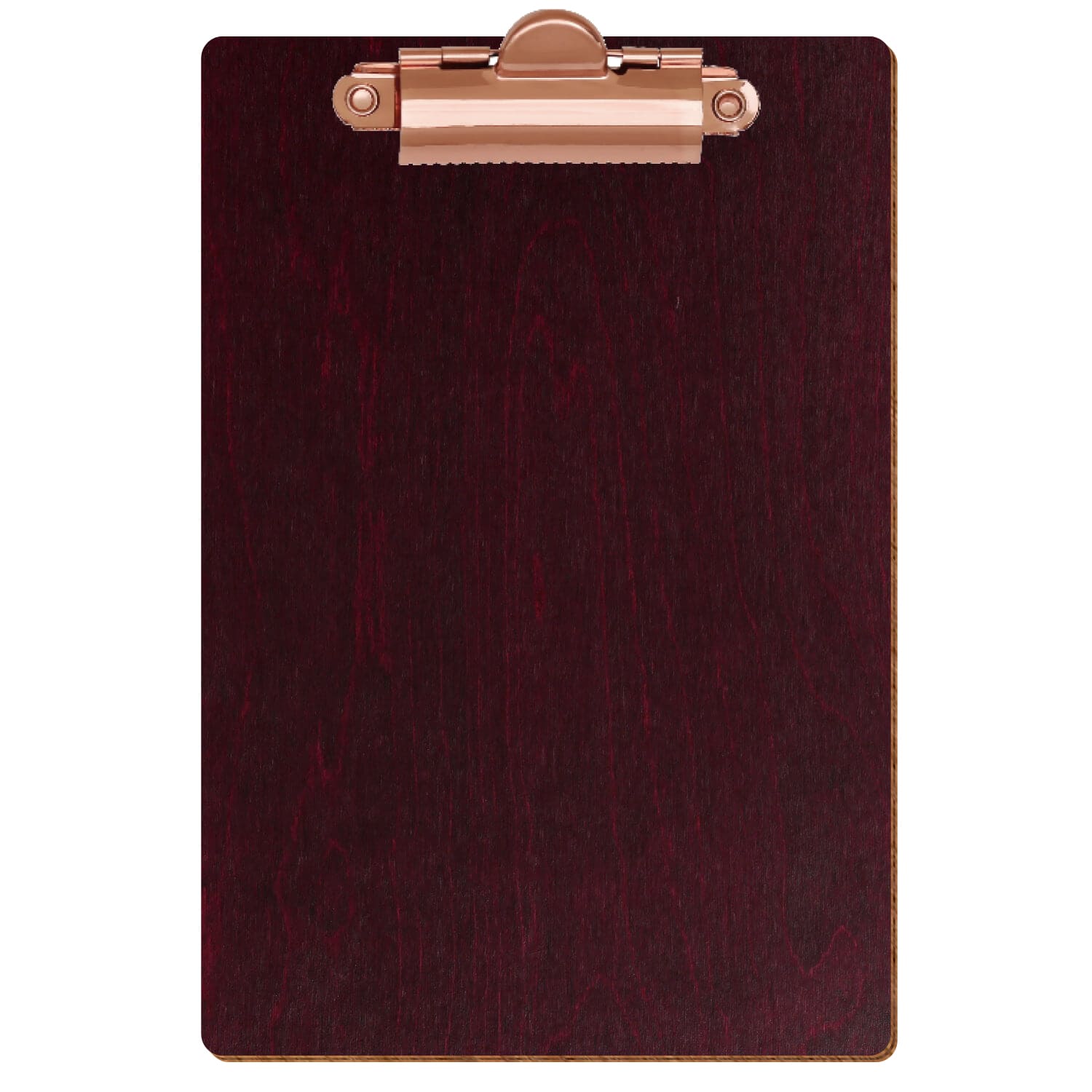 Klemmbrett Standardform Violett A6 hochkant Zahnklemme roségold