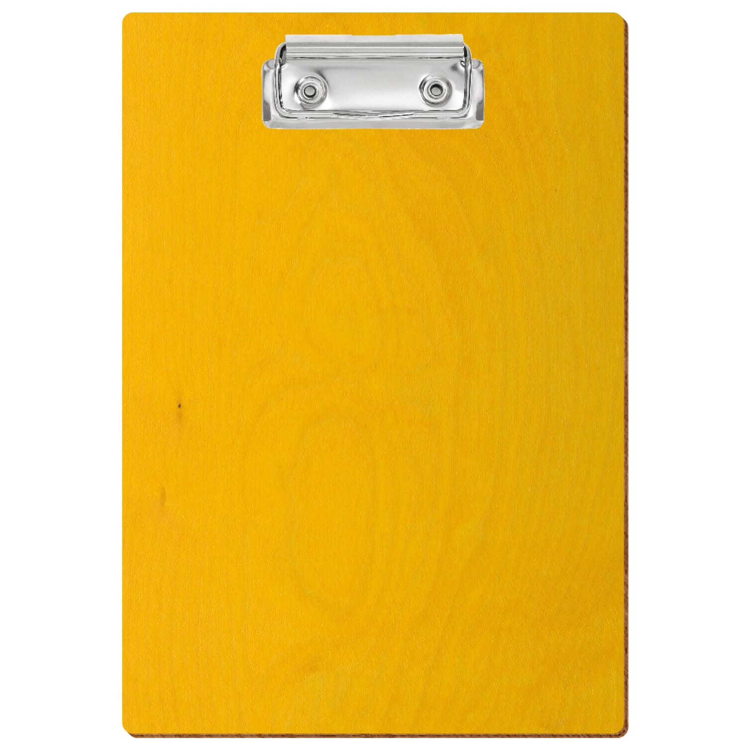 Klemmbrett Standardform Gelb A5 hochkant Bügelklemme silber