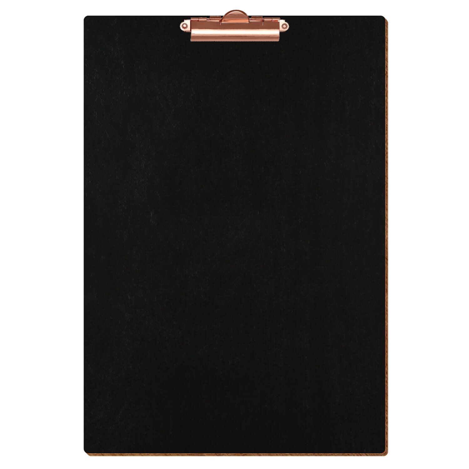 Klemmbrett Standardform Schwarz A3 hochkant Zahnklemme roségold