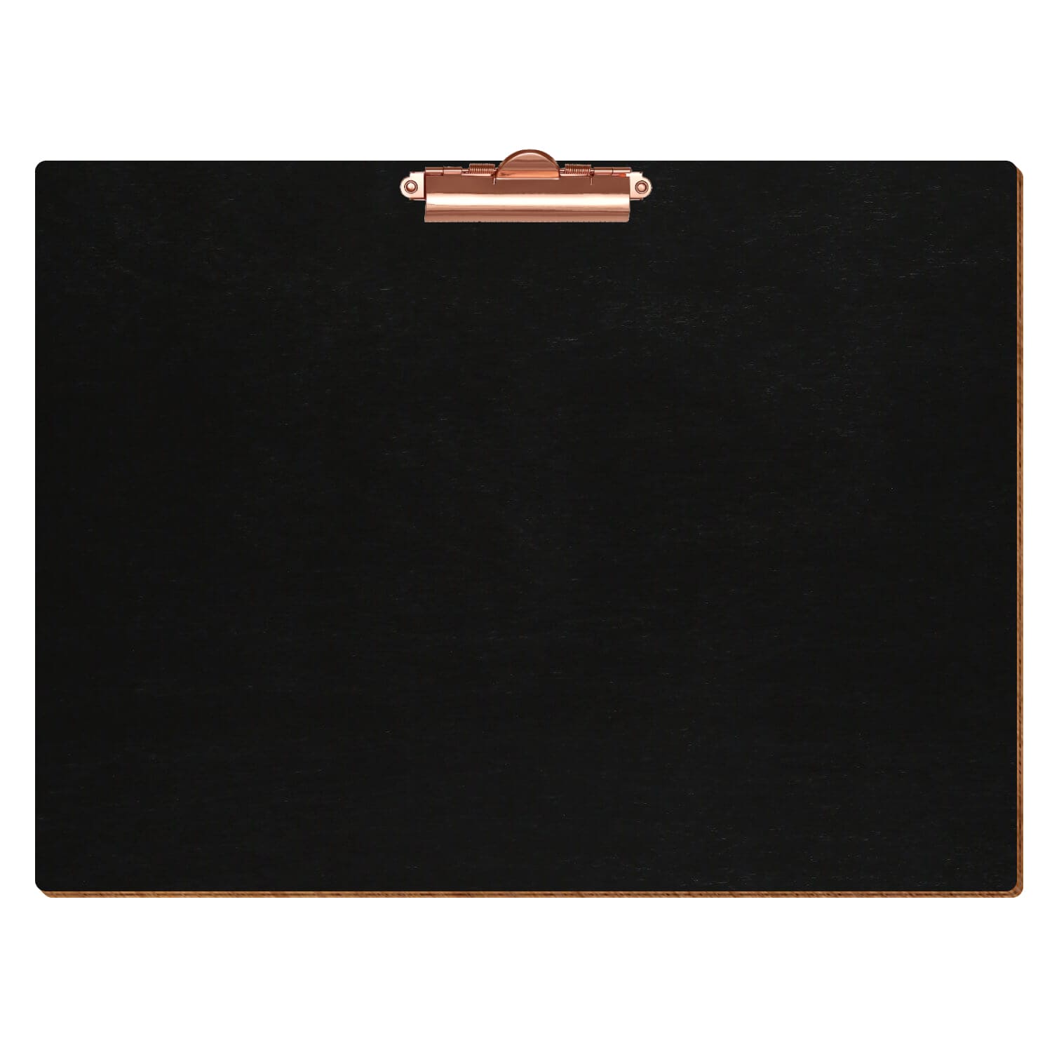Klemmbrett Standardform Schwarz A3 querkant Zahnklemme roségold