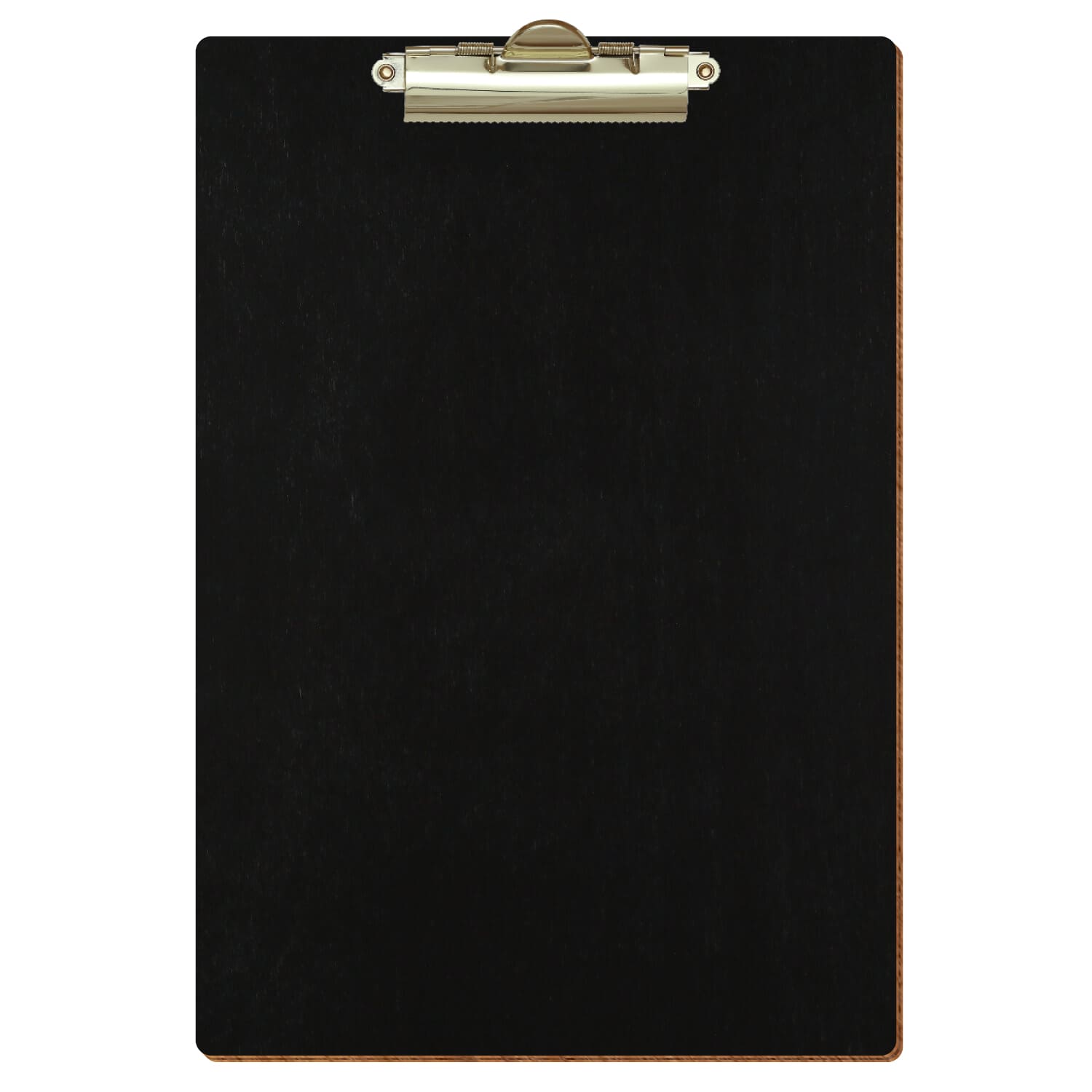 Klemmbrett Standardform Schwarz A4 hochkant Zahnklemme gold
