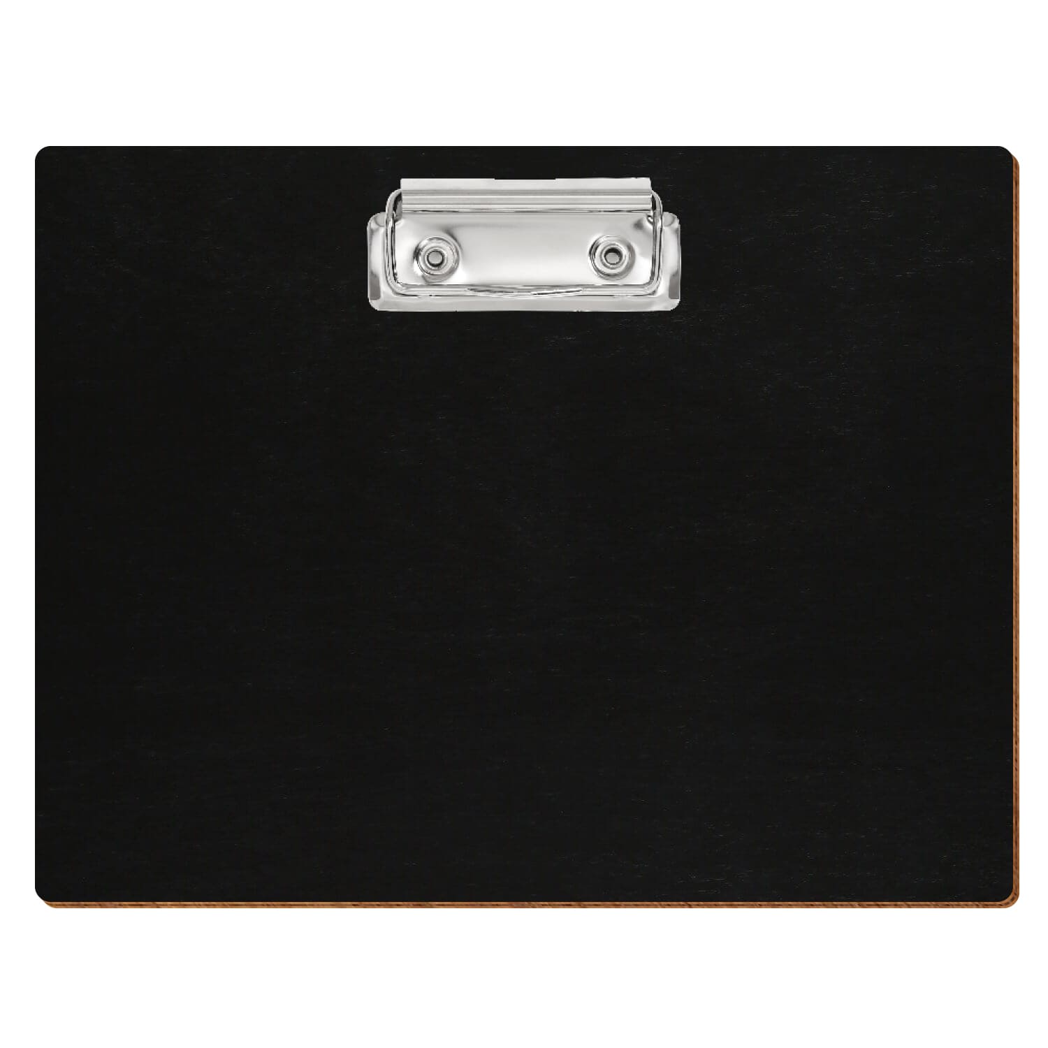 Klemmbrett Standardform Schwarz A5 hochkant Zahnklemme silber