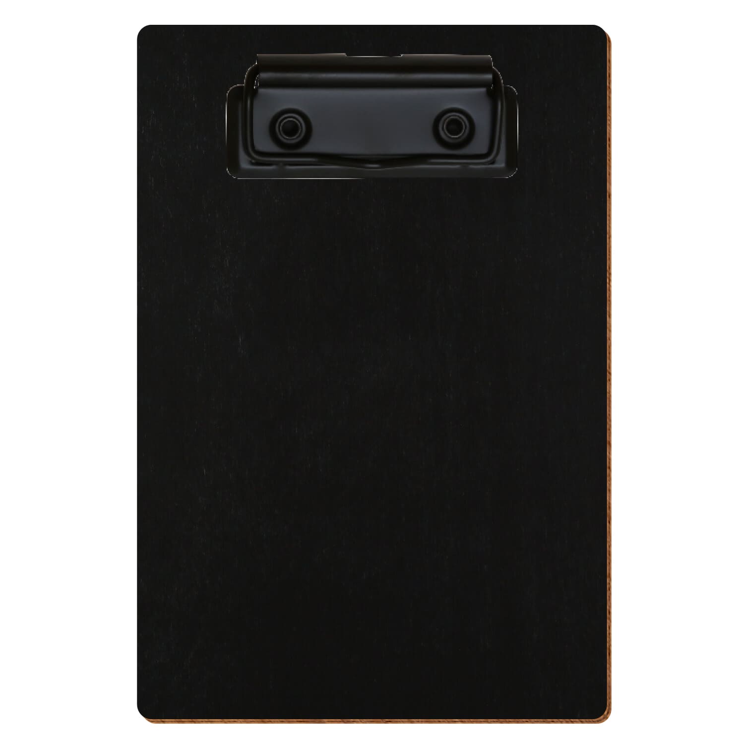Klemmbrett Standardform Schwarz A6 hochkant Bügelklemme schwarz