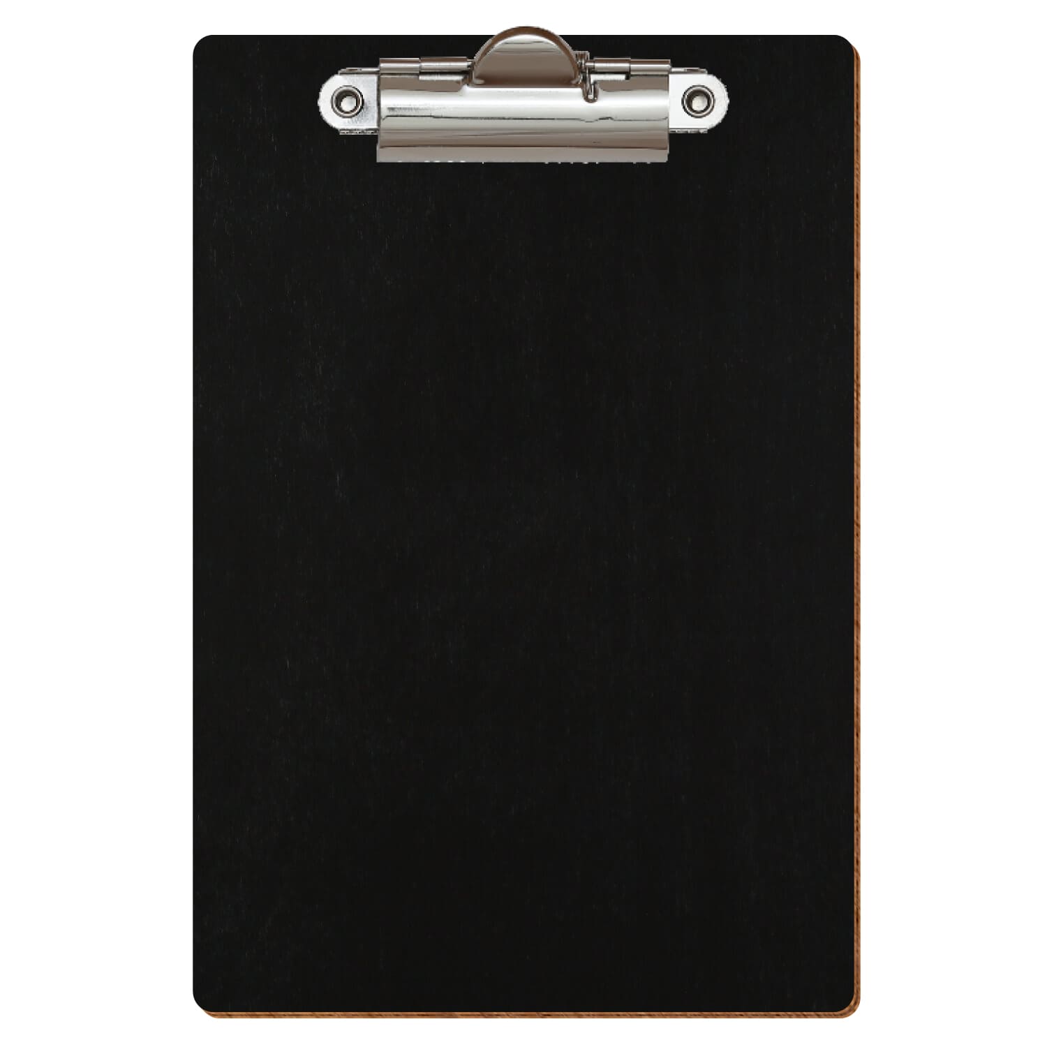 Klemmbrett Standardform Schwarz A6 hochkant Zahnklemme silber
