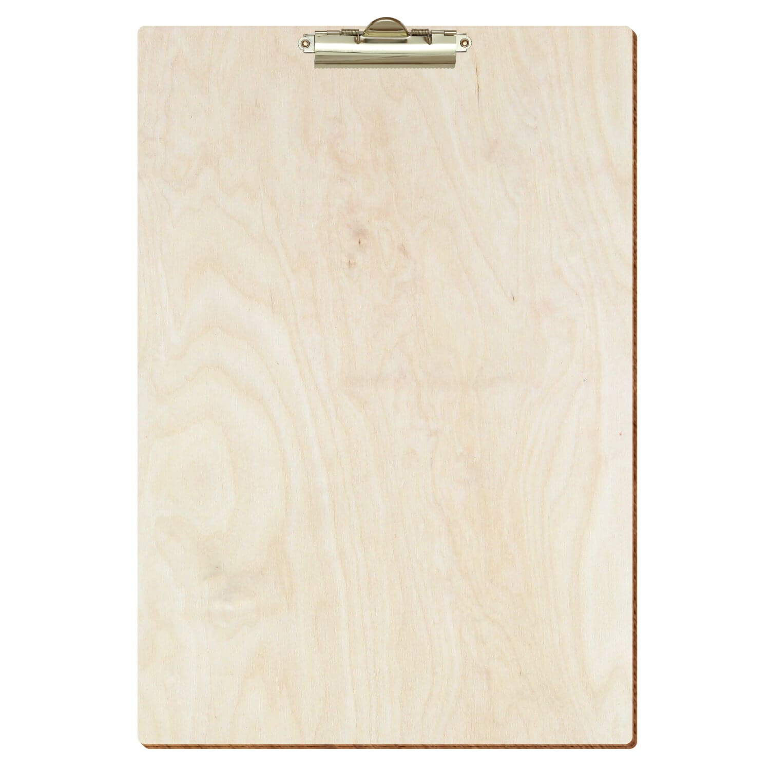 Klemmbrett Standardform Birke natur A3 hochkant Zahnklemme gold