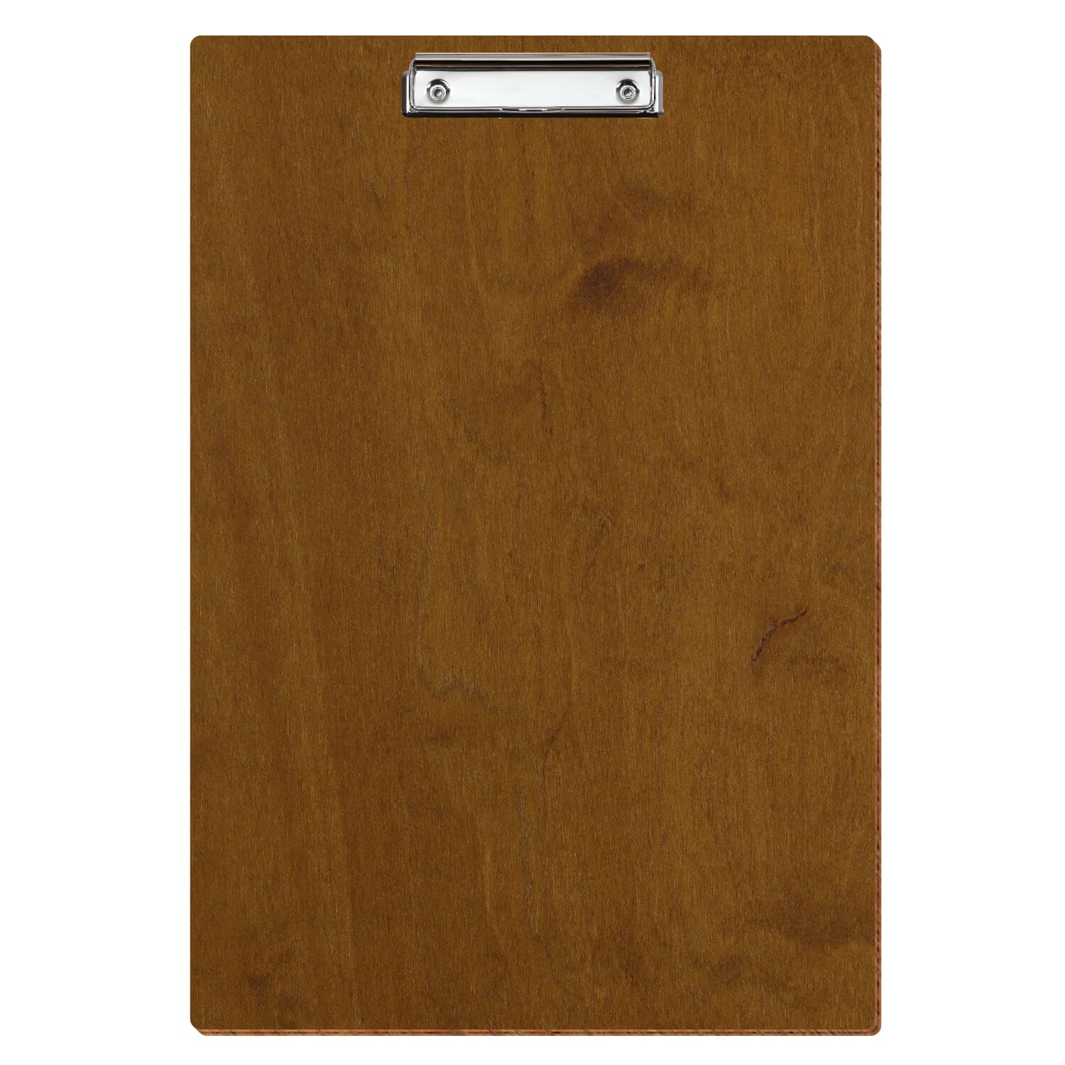 Klemmbrett Standardform Teak A3 hochkant Bügelklemme silber