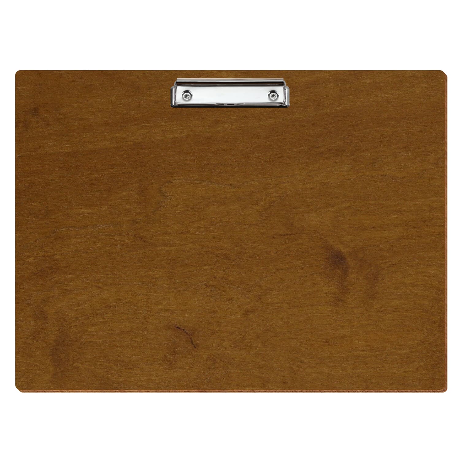 Klemmbrett Standardform Teak A3 querkant Bügelklemme silber