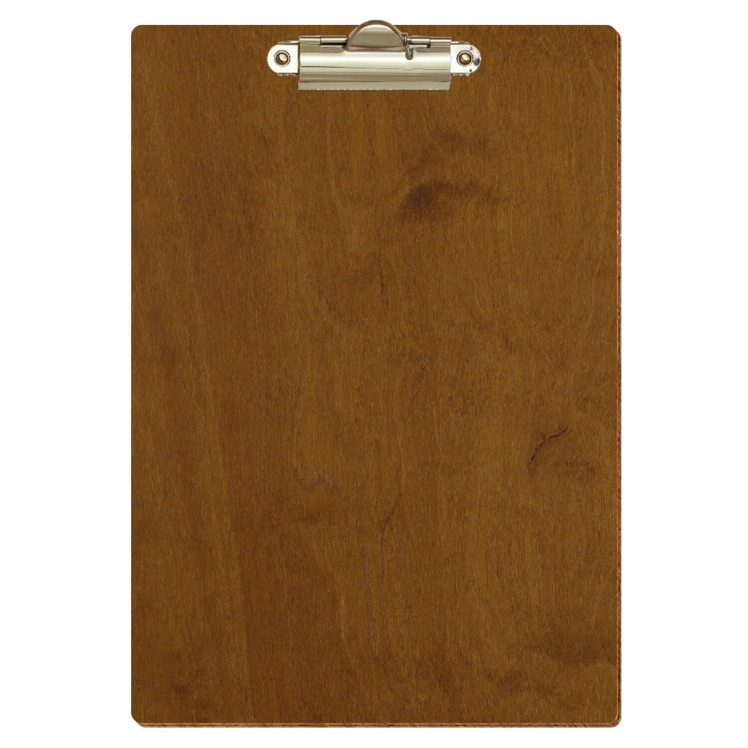Klemmbrett Standardform Teak A5 hochkant Zahnklemme silber