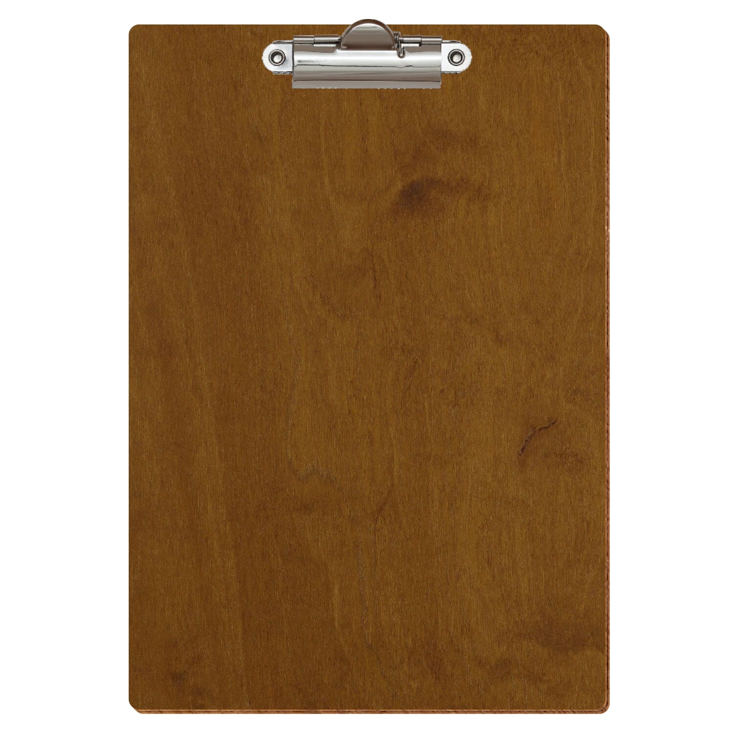 Klemmbrett Standardform Teak A5 hochkant Zahnklemme silber