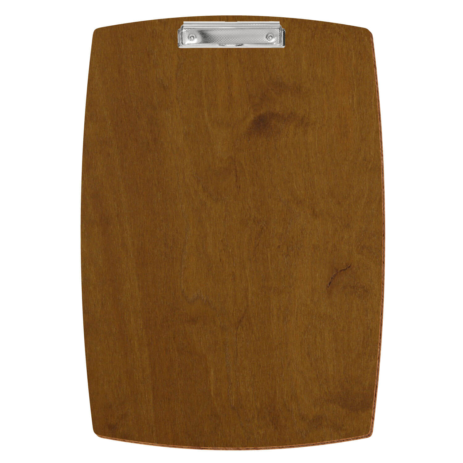 Klemmbrett konvex Teak A3 hochkant Bügelklemme silber carbon