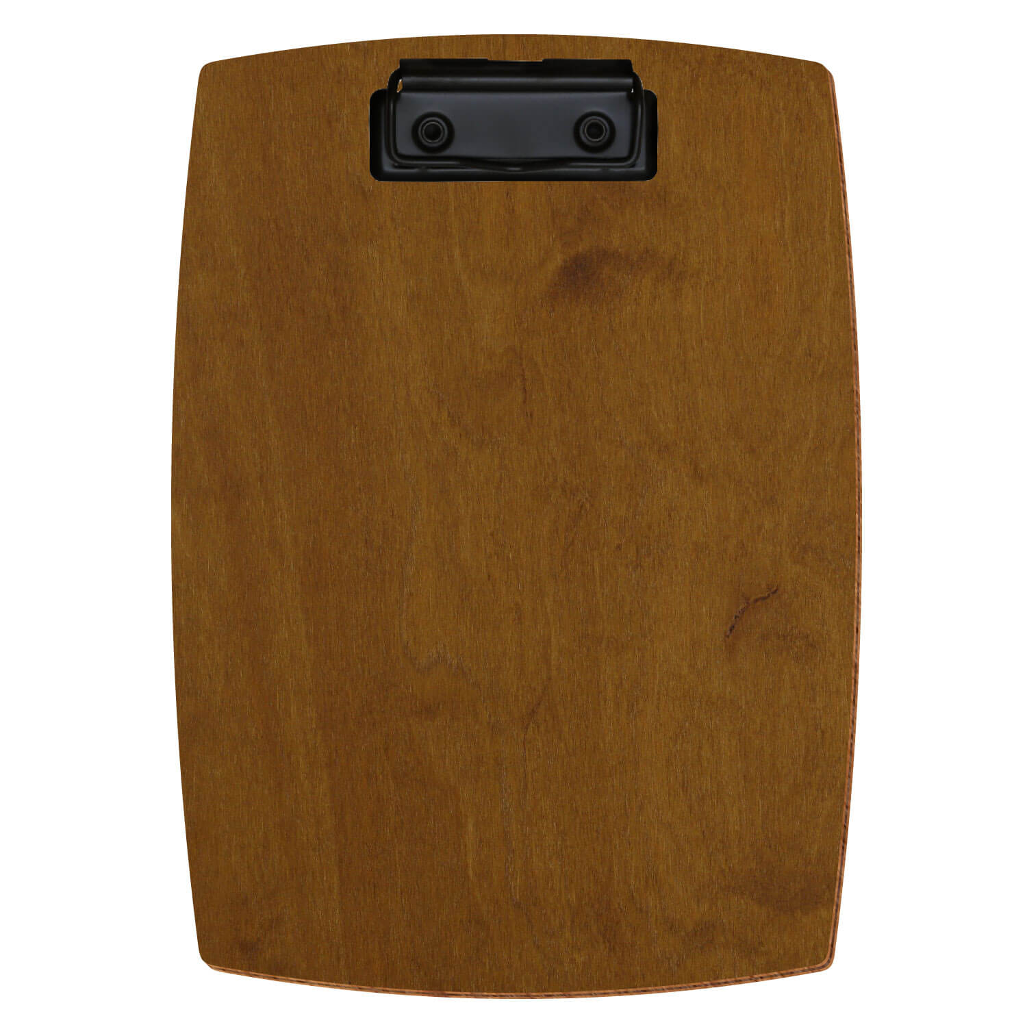 Klemmbrett konvex Teak A5 hochkant Bügelklemme schwarz