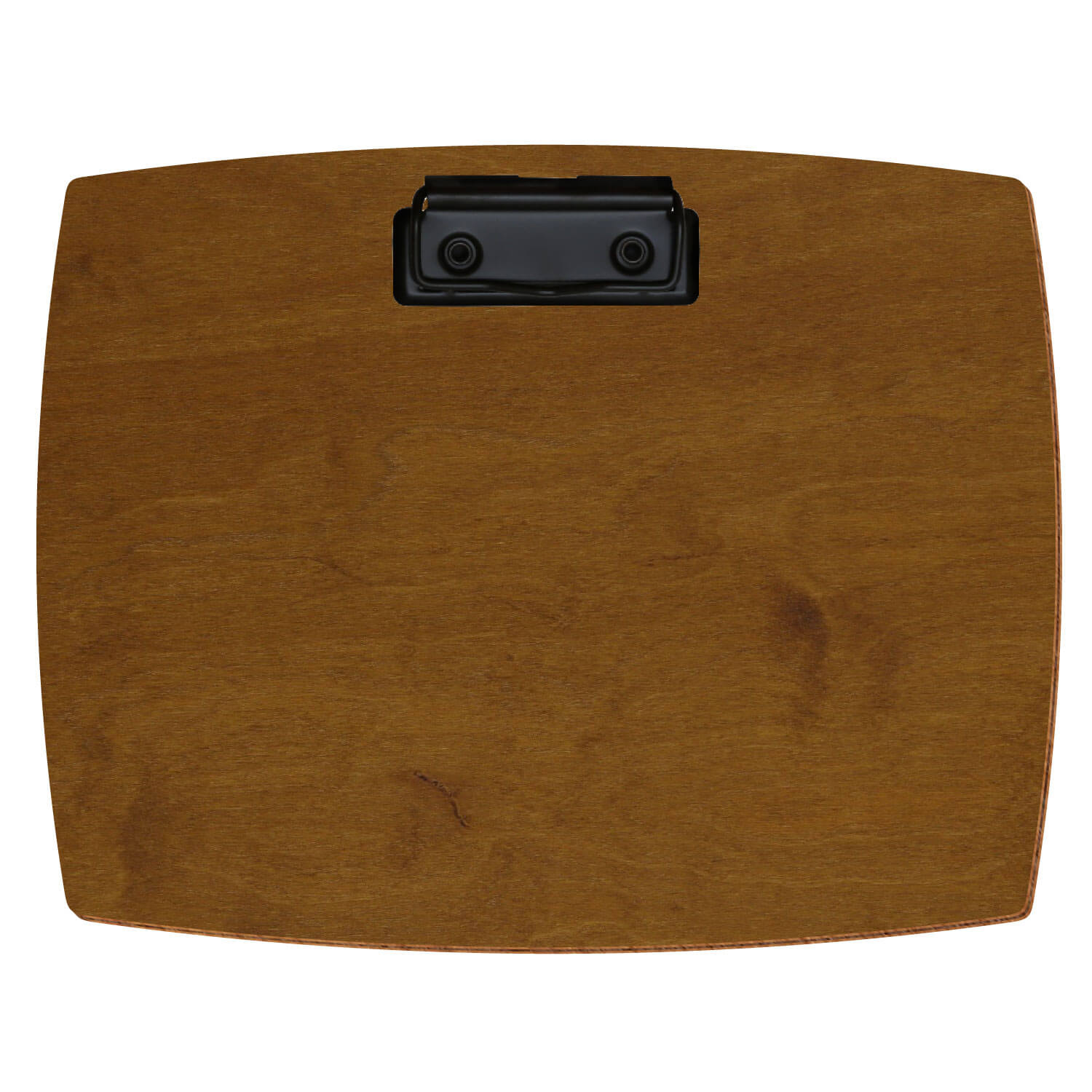 Klemmbrett konvex Teak A5 querkant Bügelklemme schwarz