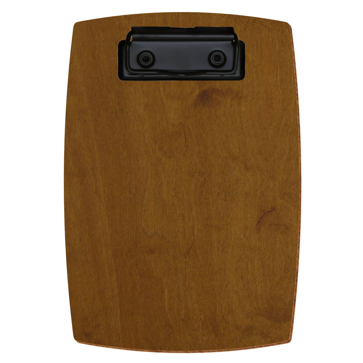Klemmbrett konvex Teak A6 hochkant Bügelklemme schwarz