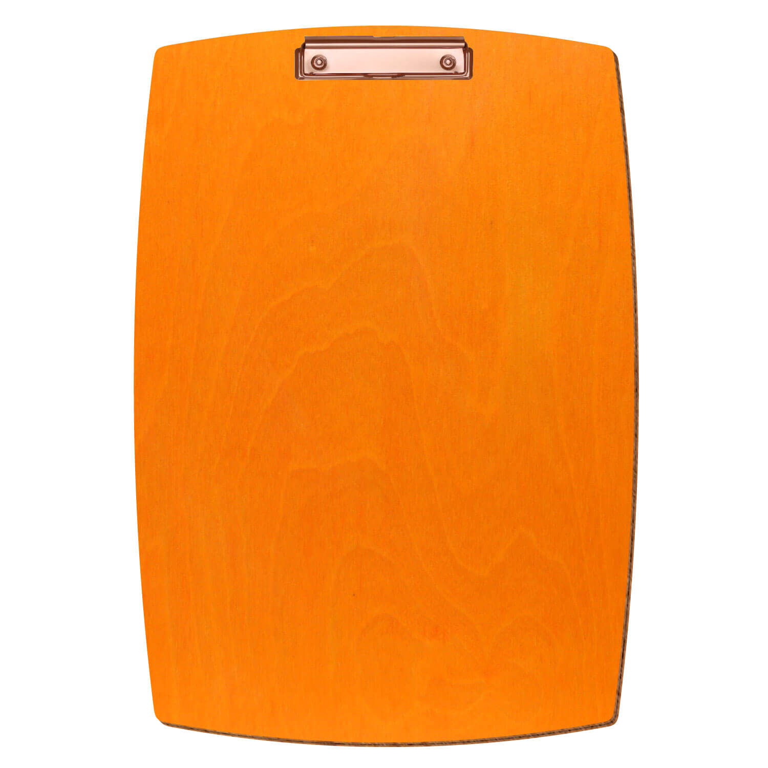 Klemmbrett konvex Orange A3 hochkant Bügelklemme roségold