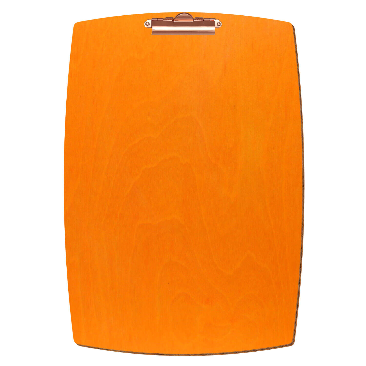 Klemmbrett konvex Orange A3 hochkant Zahnklemme roségold