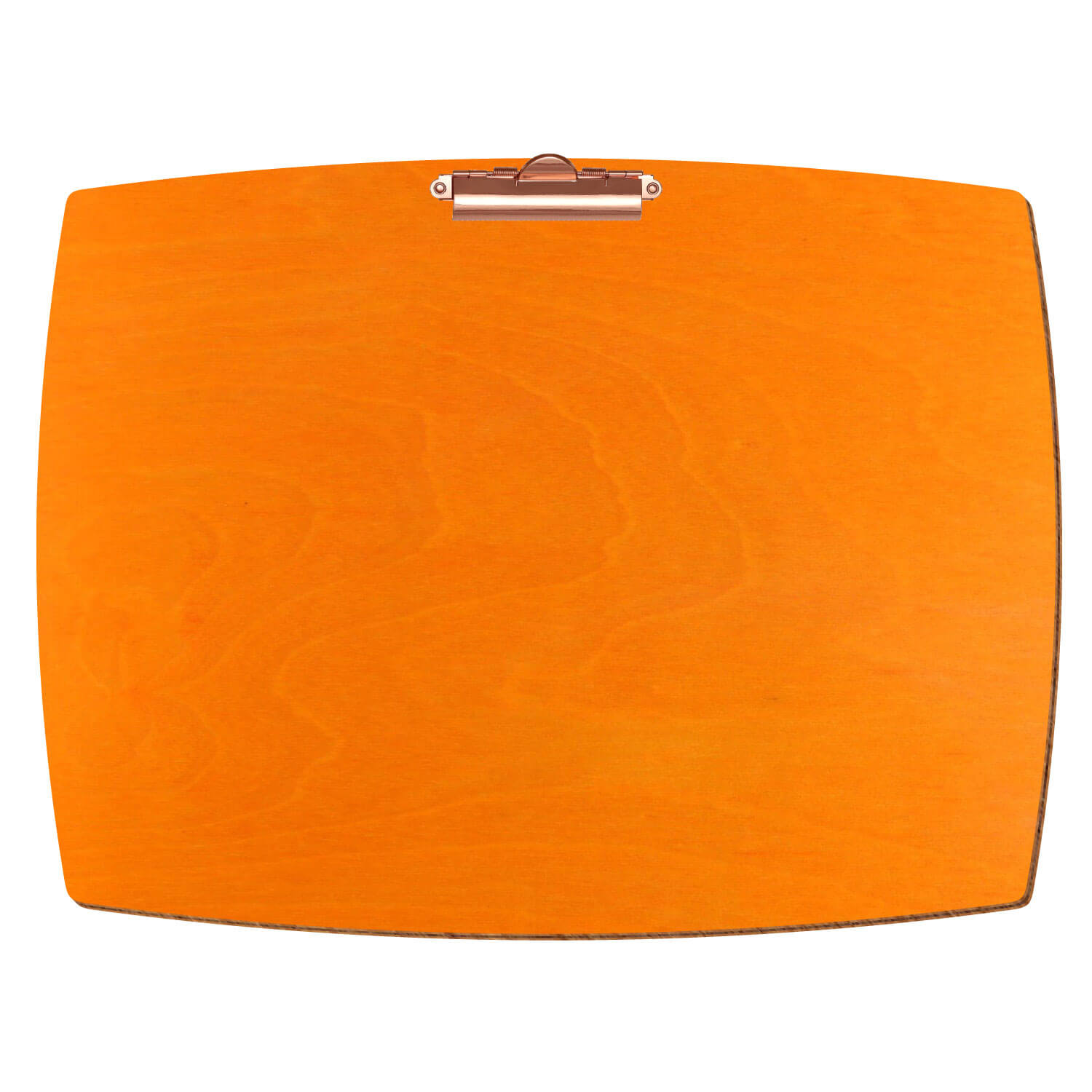 Klemmbrett konvex Orange A3 querkant Zahnklemme roségold