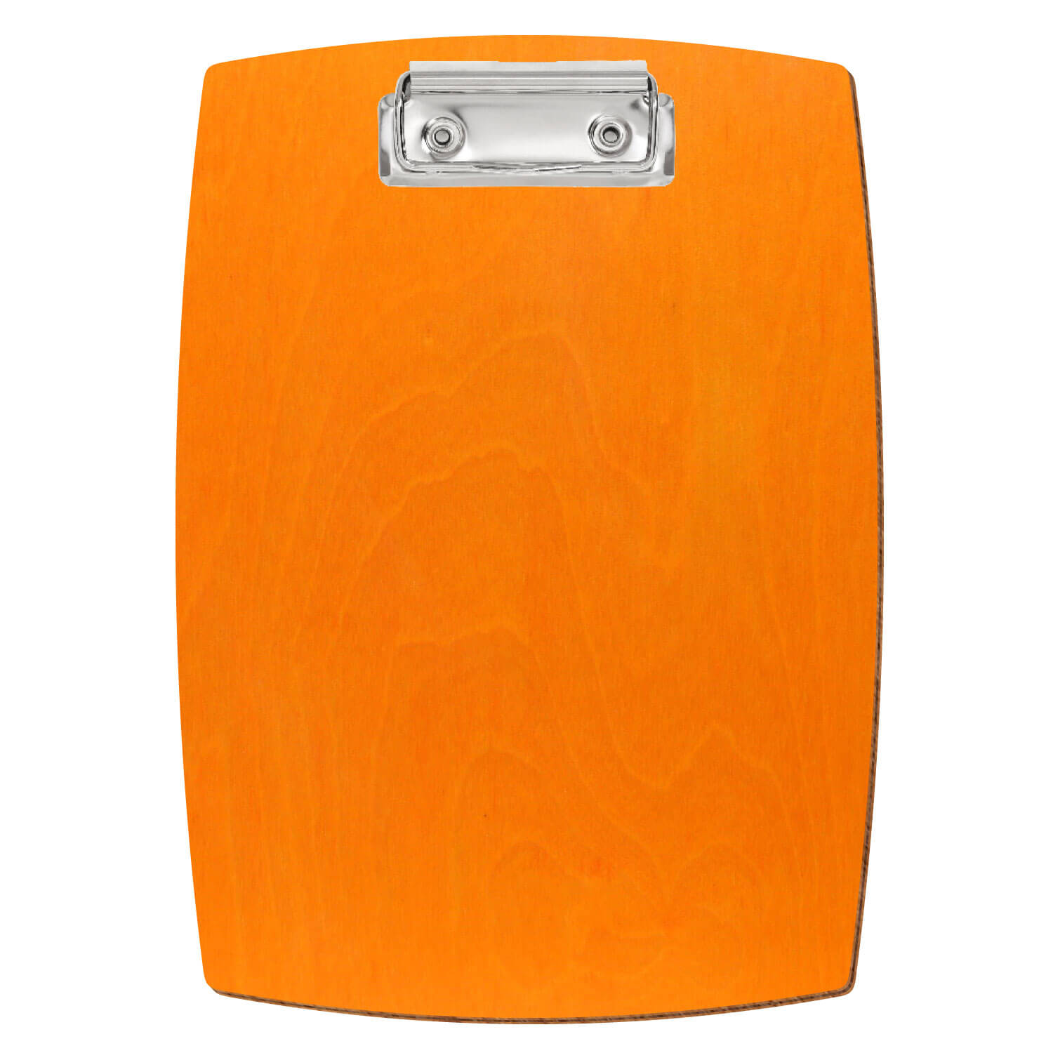 Klemmbrett konvex Orange A5 hochkant Bügelklemme silber