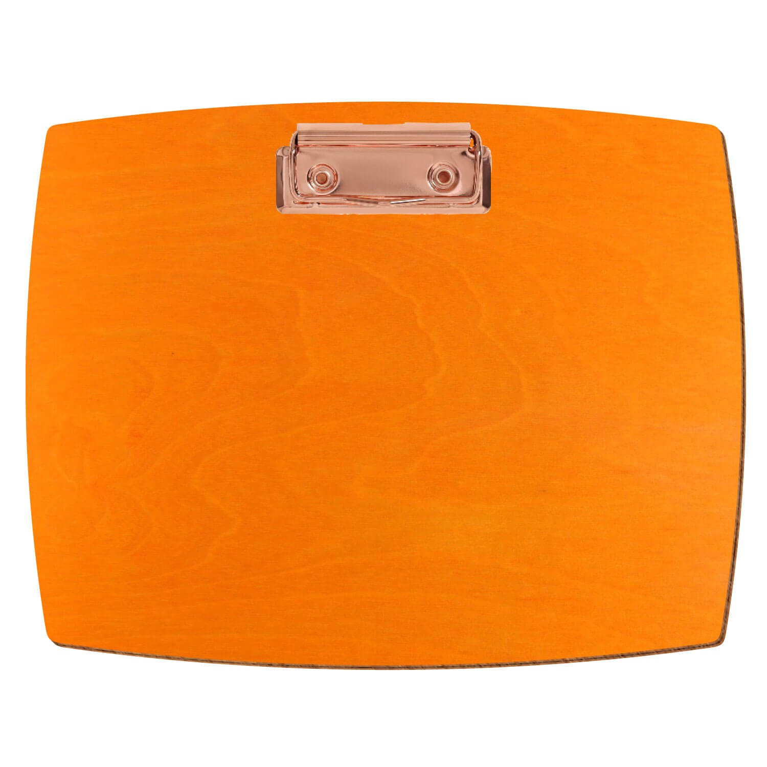 Klemmbrett konvex Orange A5 querkant Bügelklemme roségold