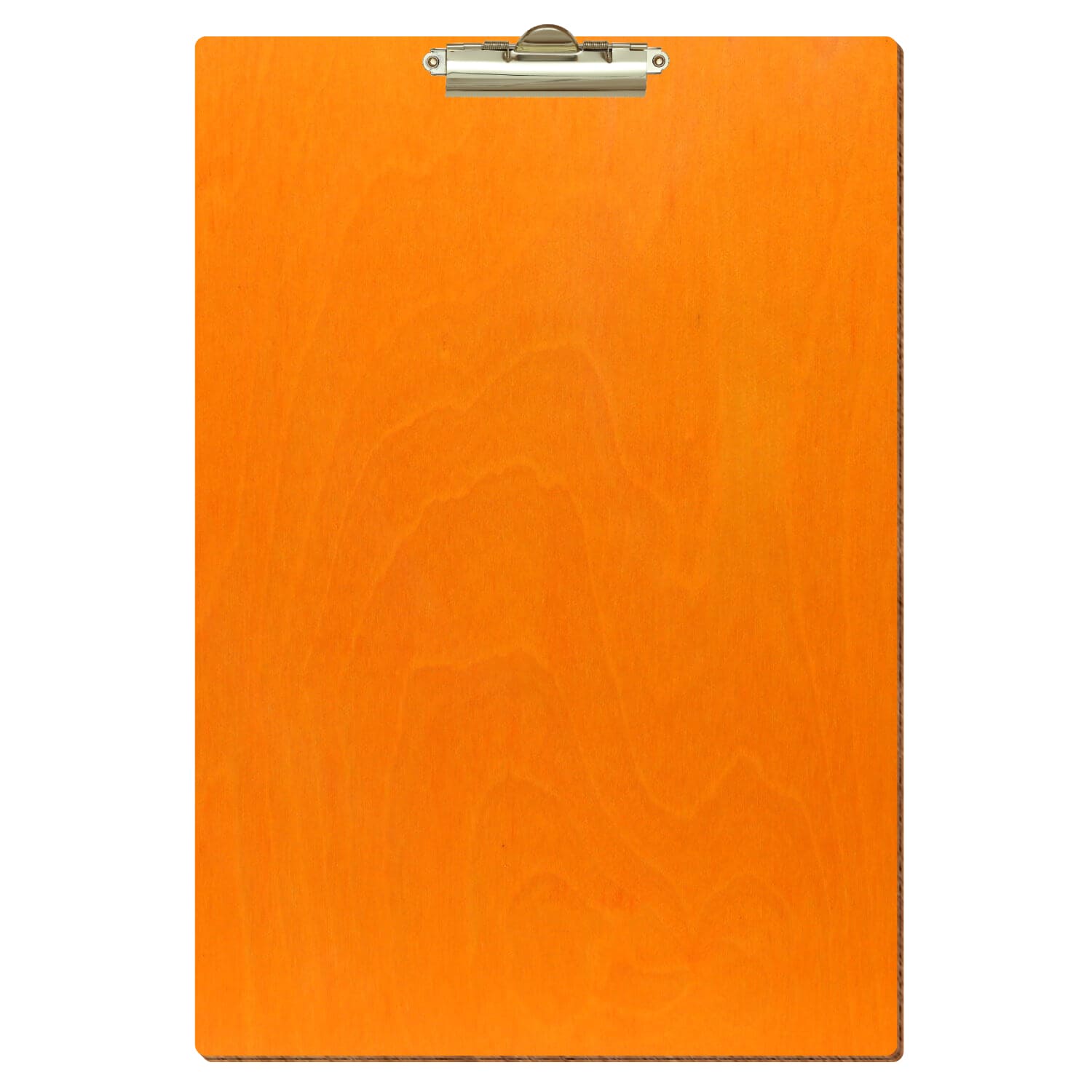 Klemmbrett Standardform Orange A3 hochkant Zahnklemme gold