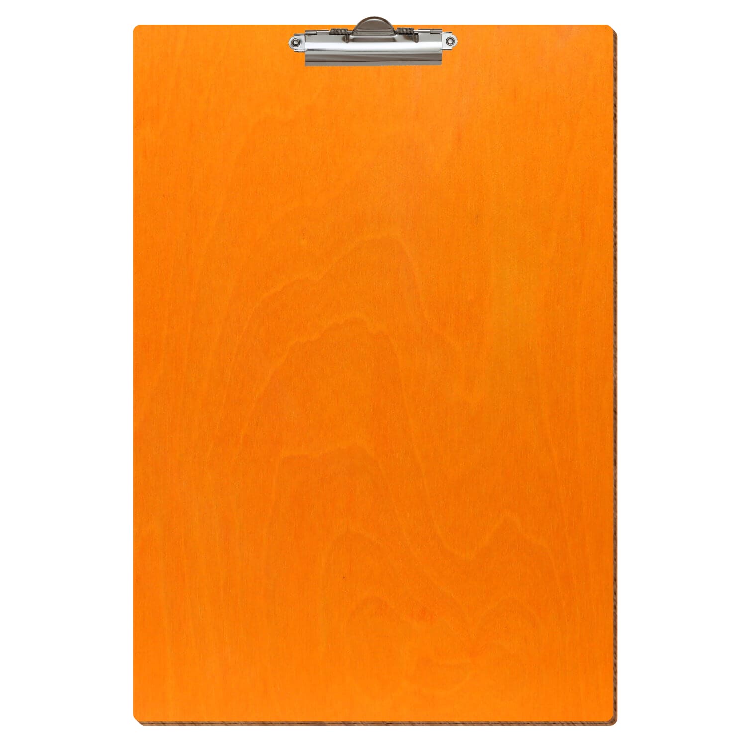 Klemmbrett Standardform Orange A3 hochkant Zahnklemme silber