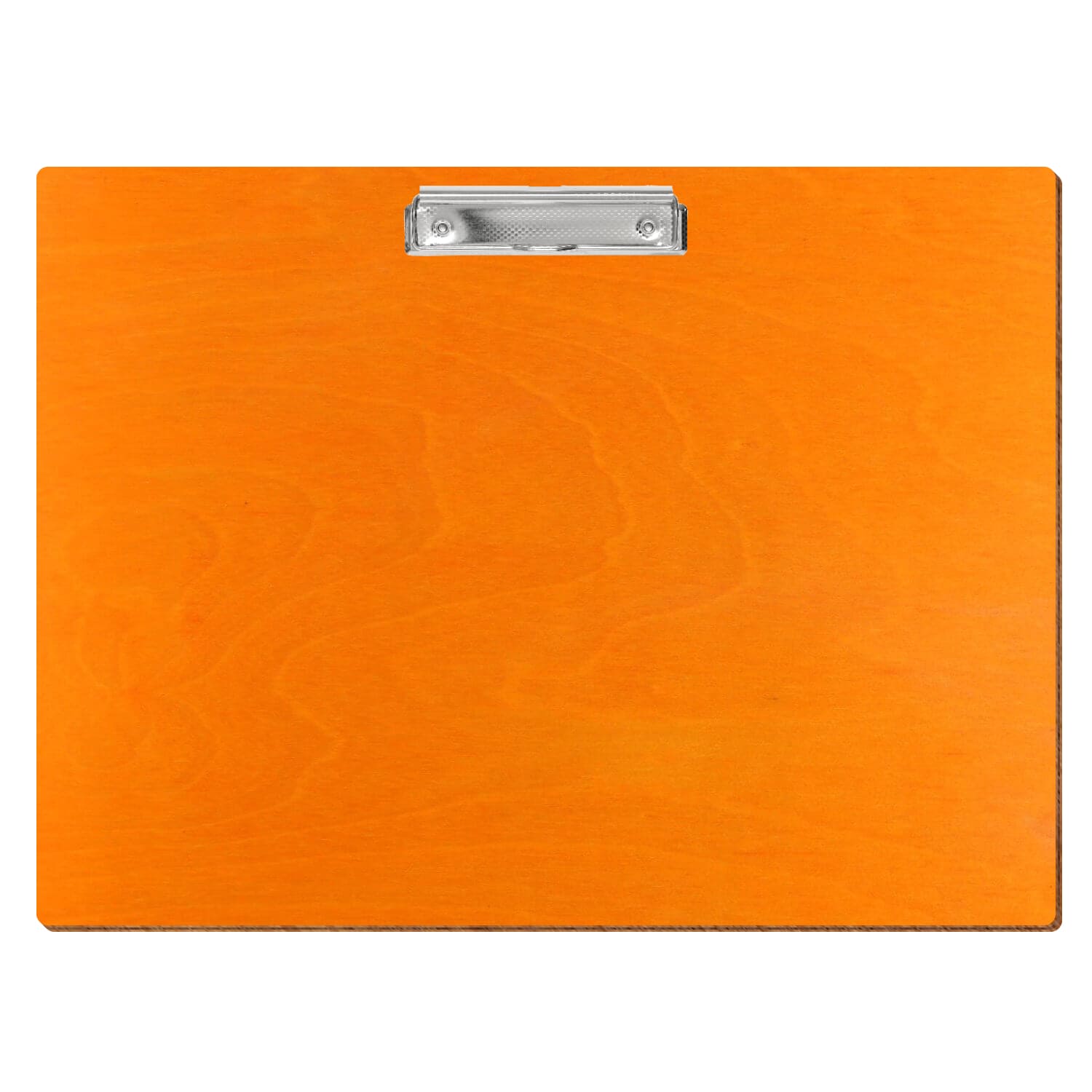 Klemmbrett Standardform Orange A3 querkant Bügelklemme silber carbon