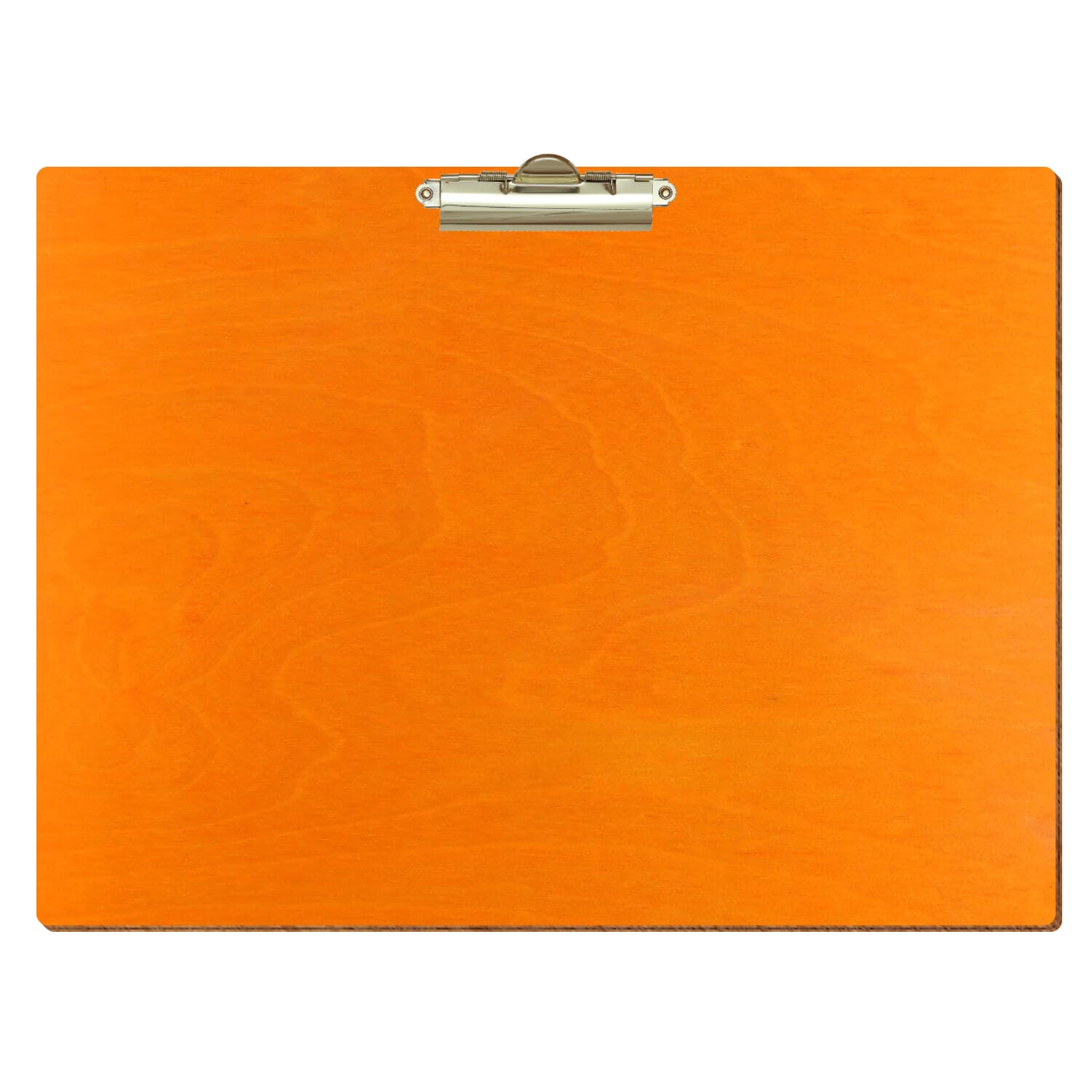 Klemmbrett Standardform Orange A3 querkant Zahnklemme gold