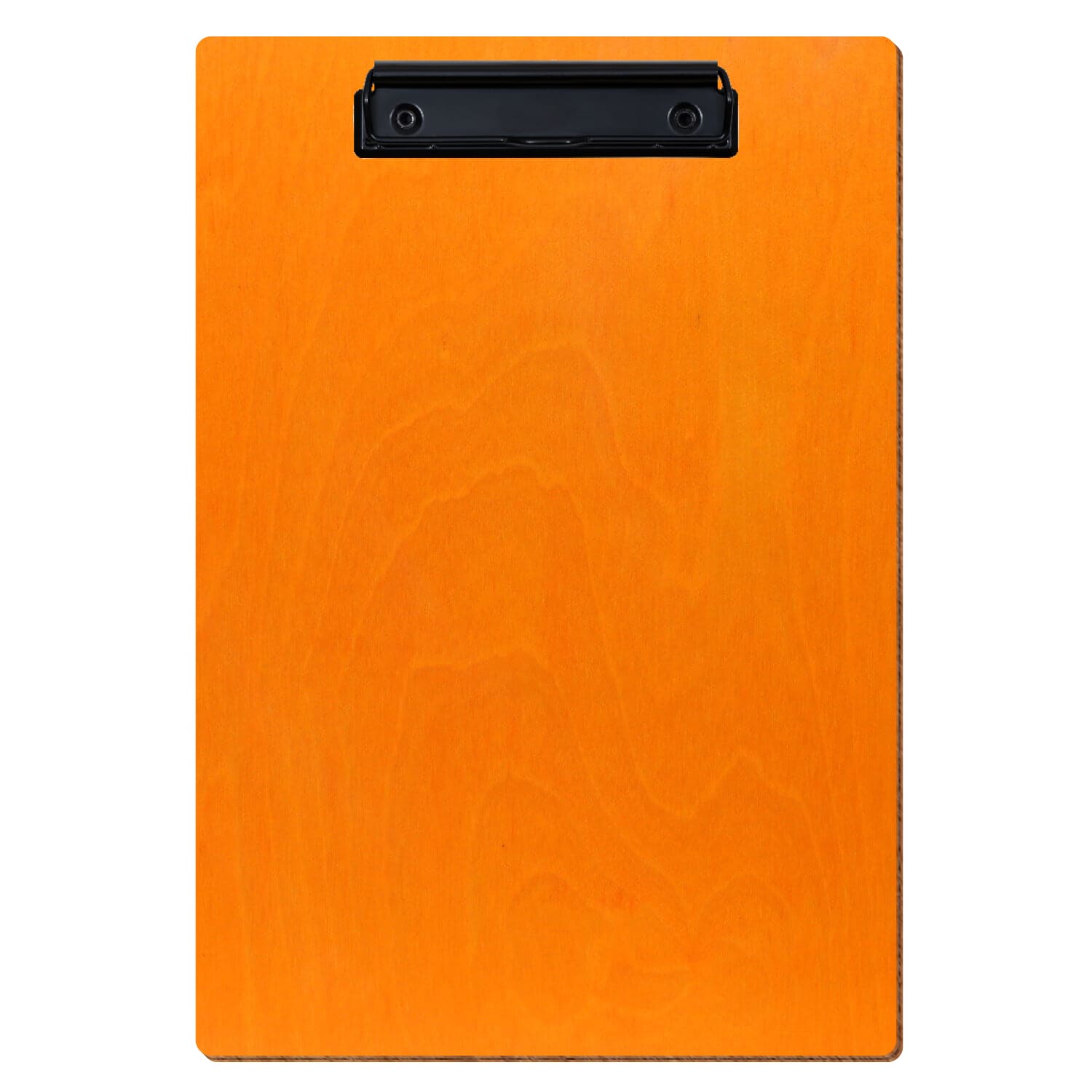 Klemmbrett Standardform Orange A4 hochkant Bügelklemme schwarz
