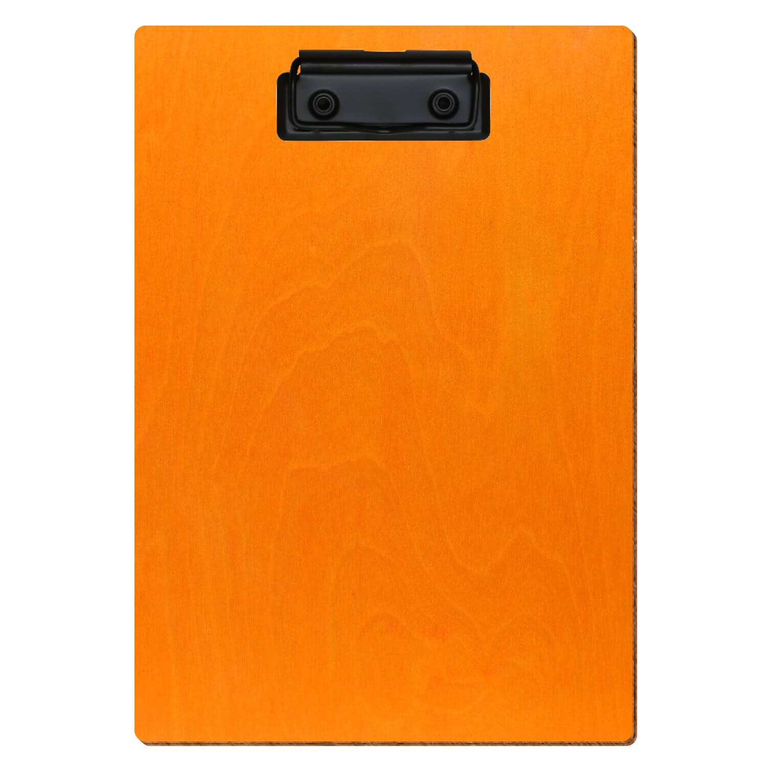 Klemmbrett Standardform Orange A5 hochkant Bügelklemme schwarz