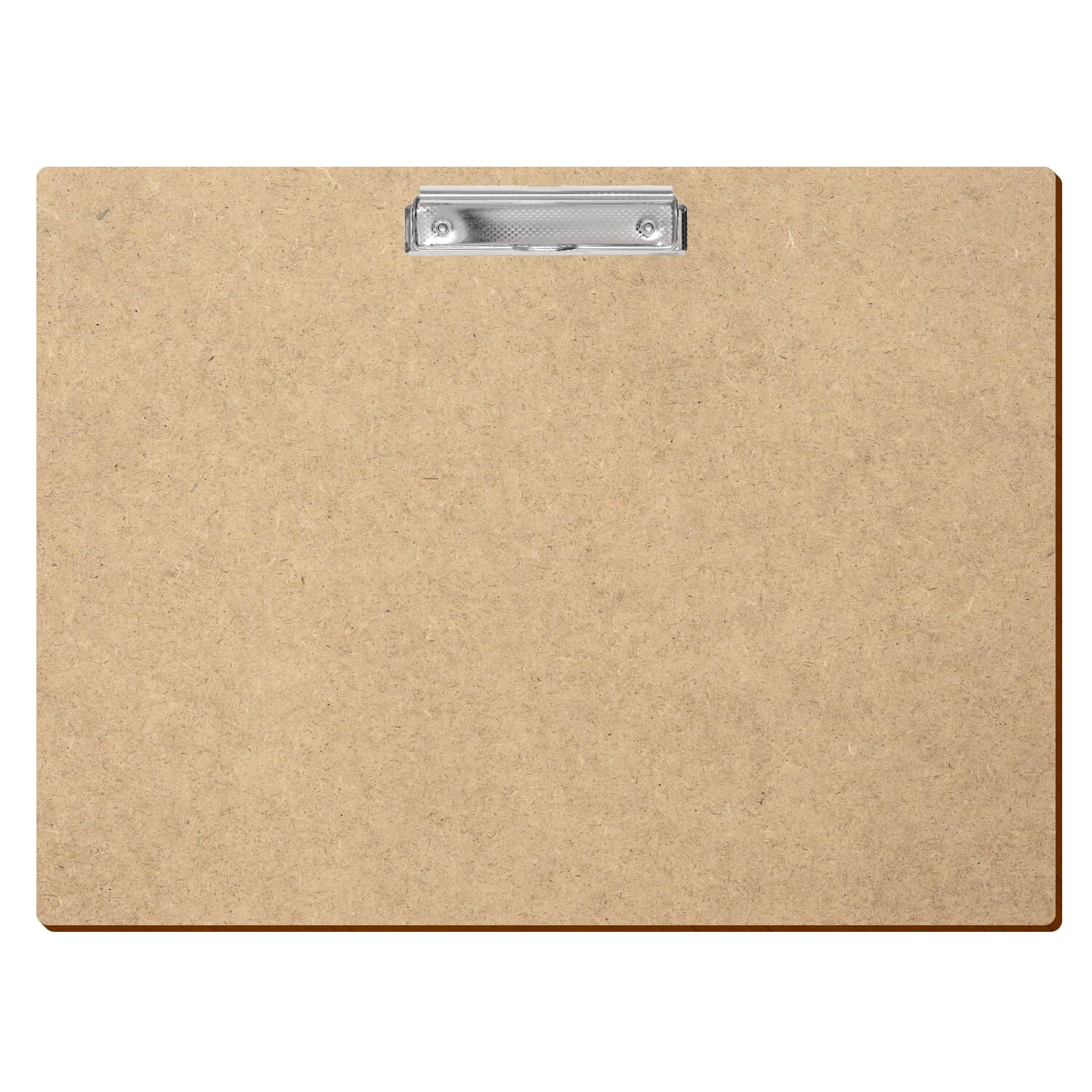 Klemmbrett Standardform HDF A3 querkant Bügelklemme silber carbon