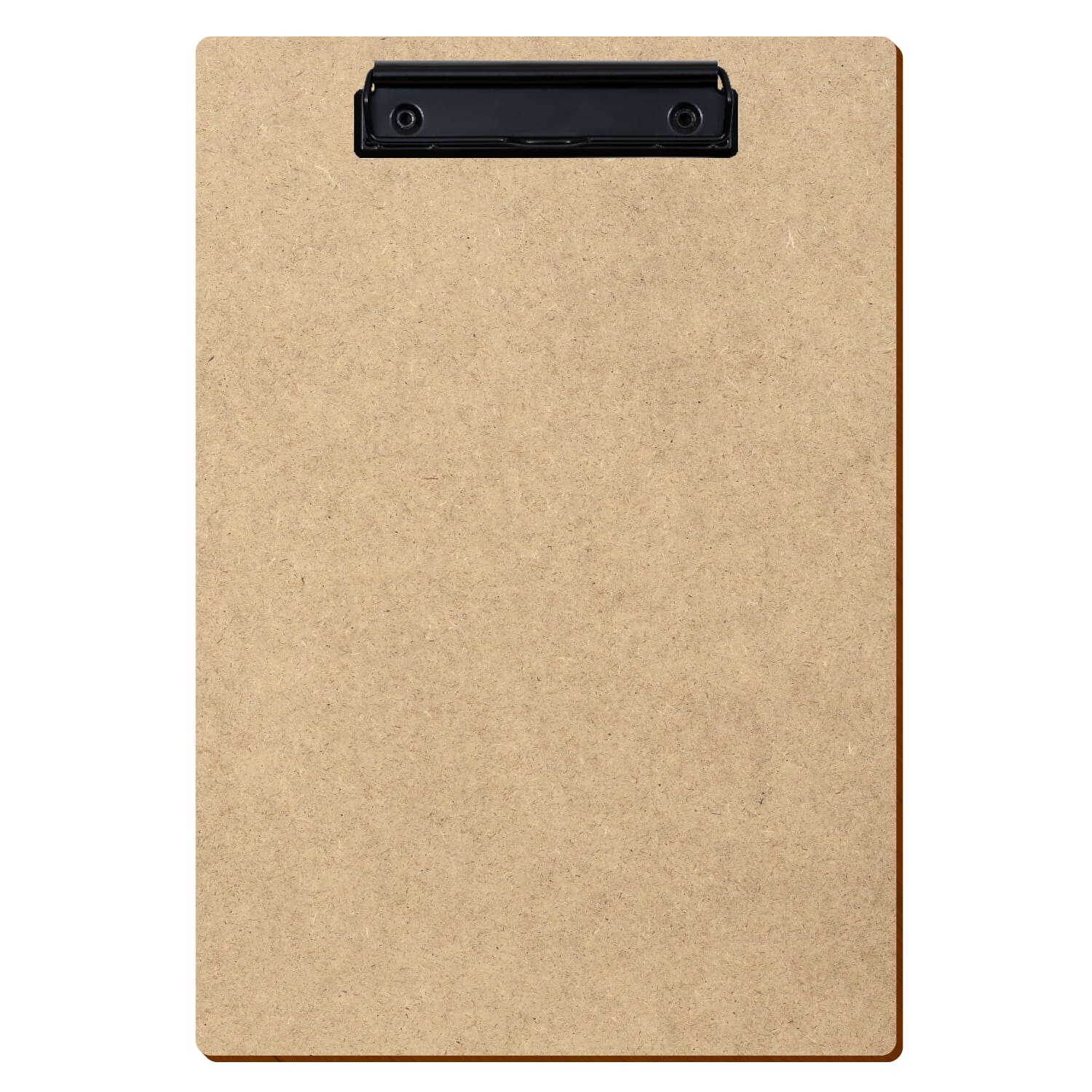 Klemmbrett Standardform HDF A4 hochkant Bügelklemme schwarz