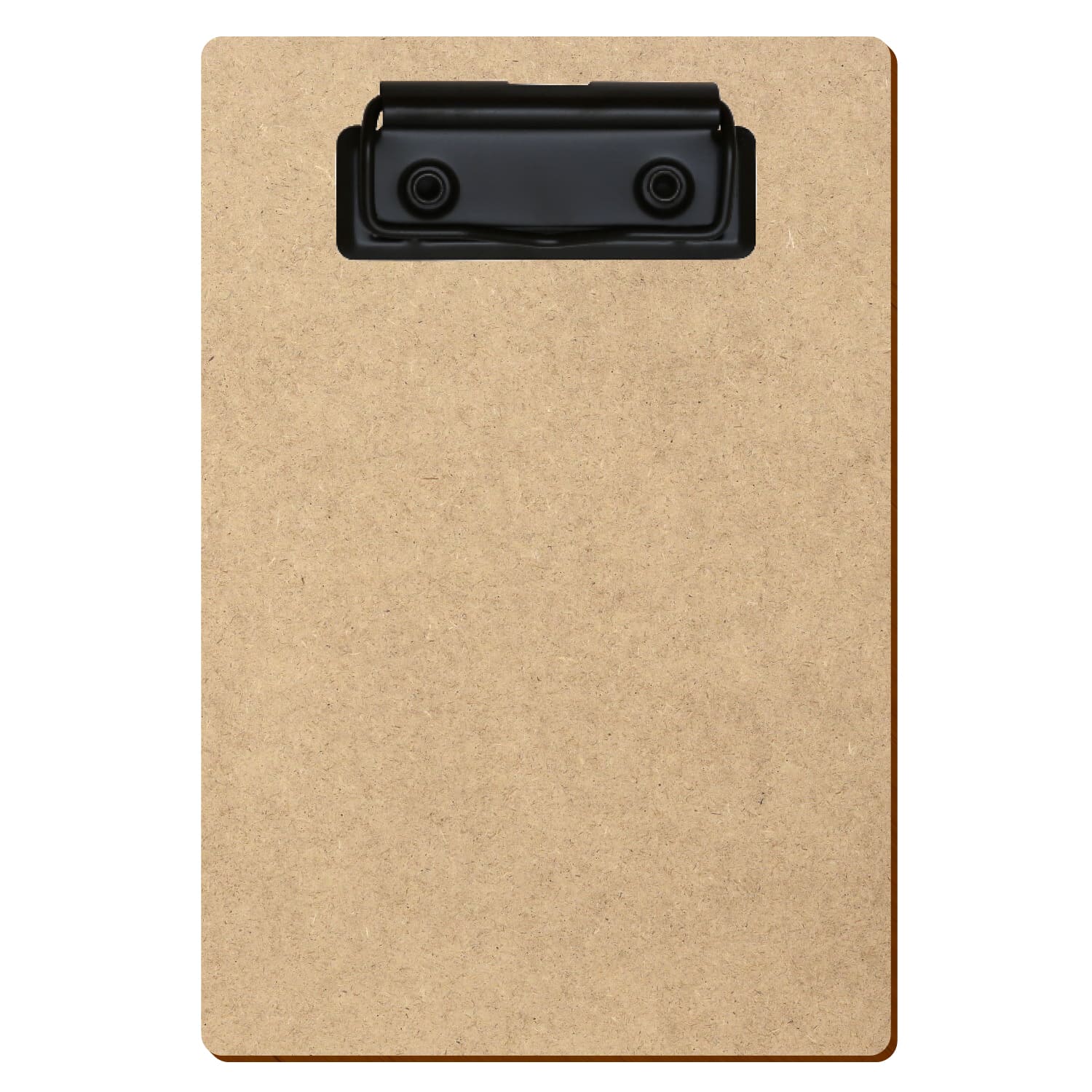 Klemmbrett Standardform HDF A6 hochkant Bügelklemme schwarz
