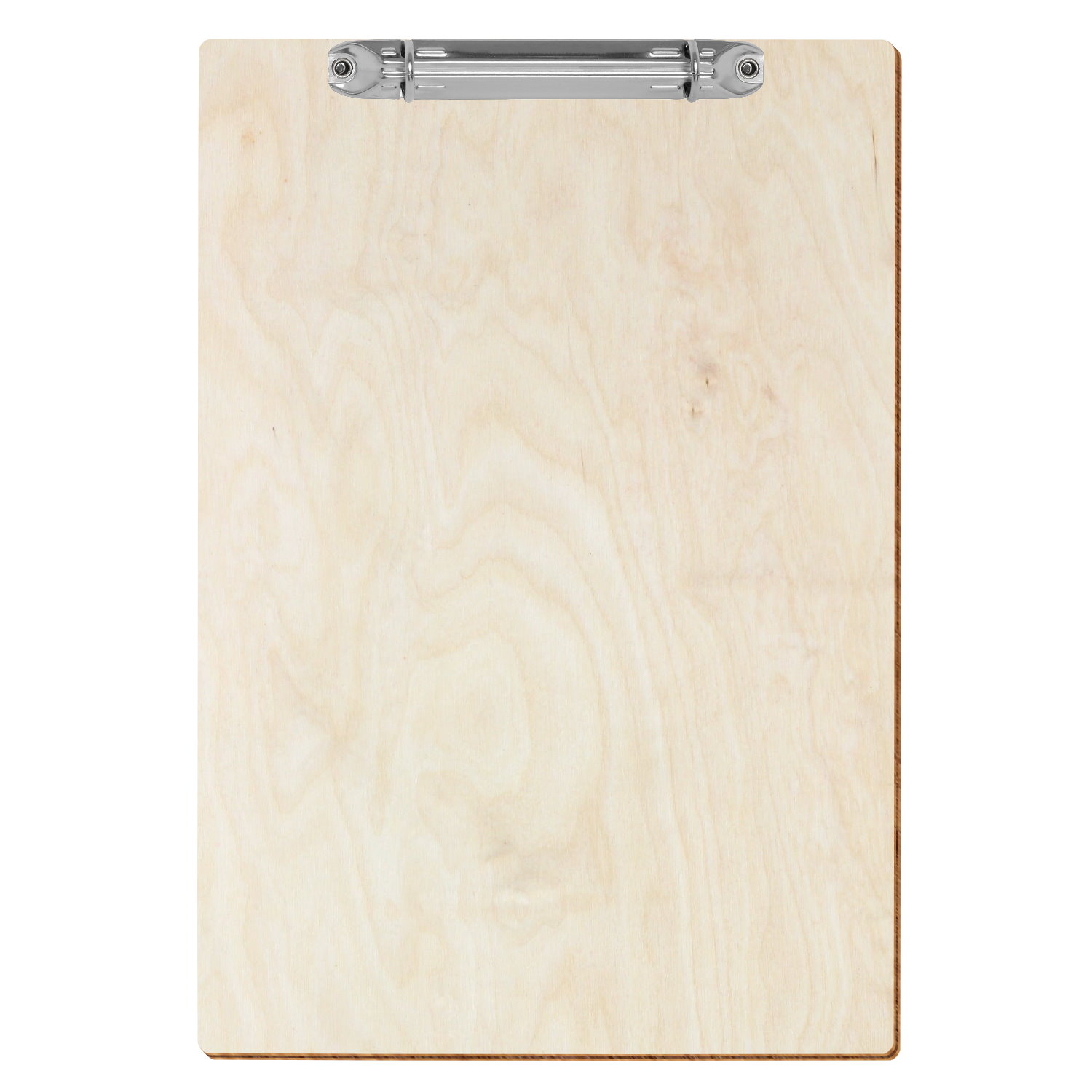 Ringbuchbrett Standardform Birke natur A4 hochkant Ringbuchmechanik silber